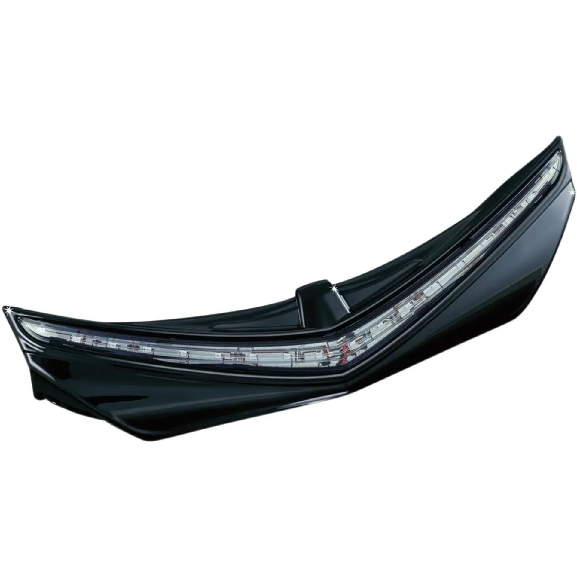 Led Rear Fender Tip With Smoke Lens Black