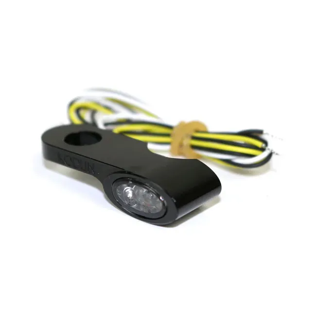 Kodlin, Elypse LED mini turn signals. Front. Black - Afbeelding 5