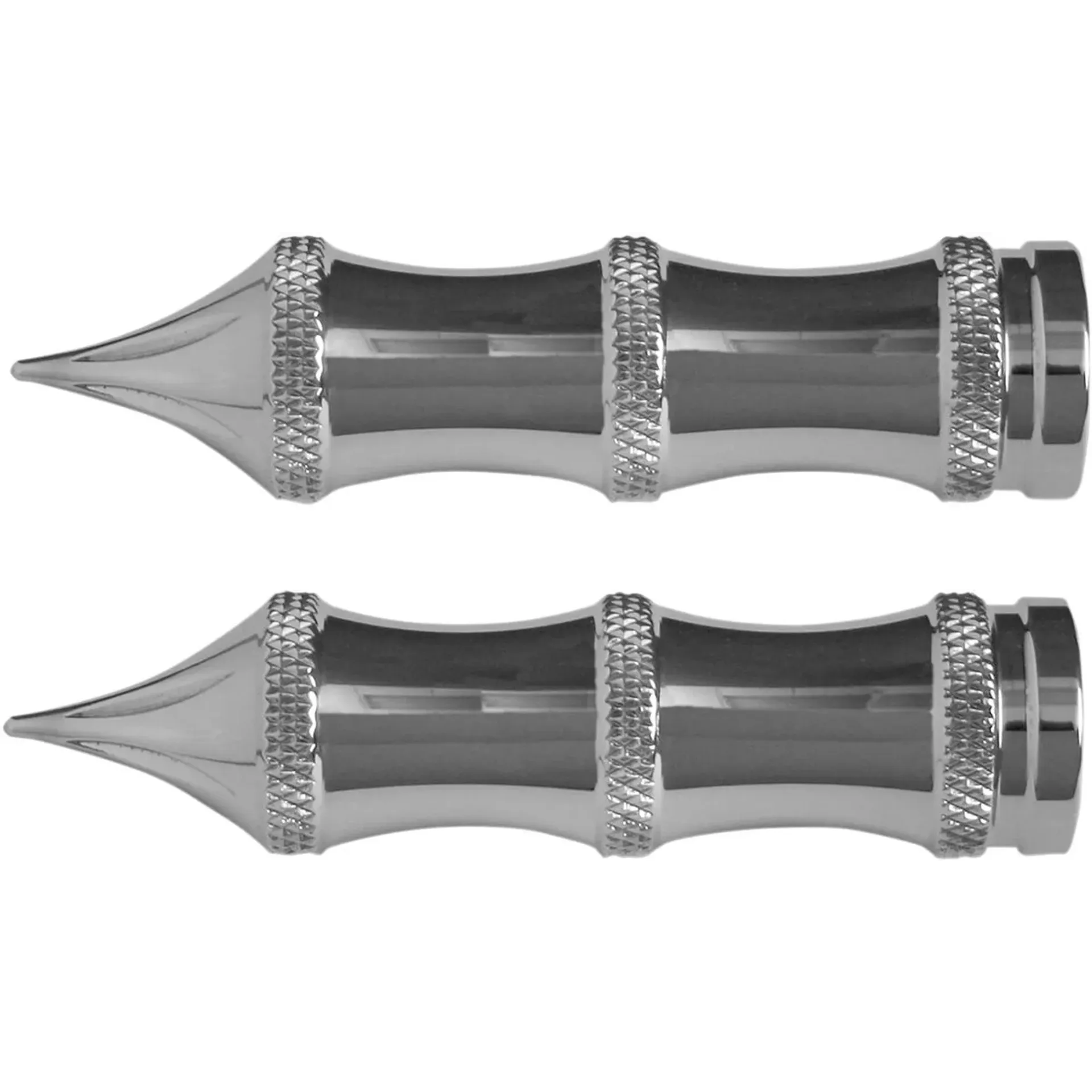 Accutronix Toe Pegs Tribal Chrome