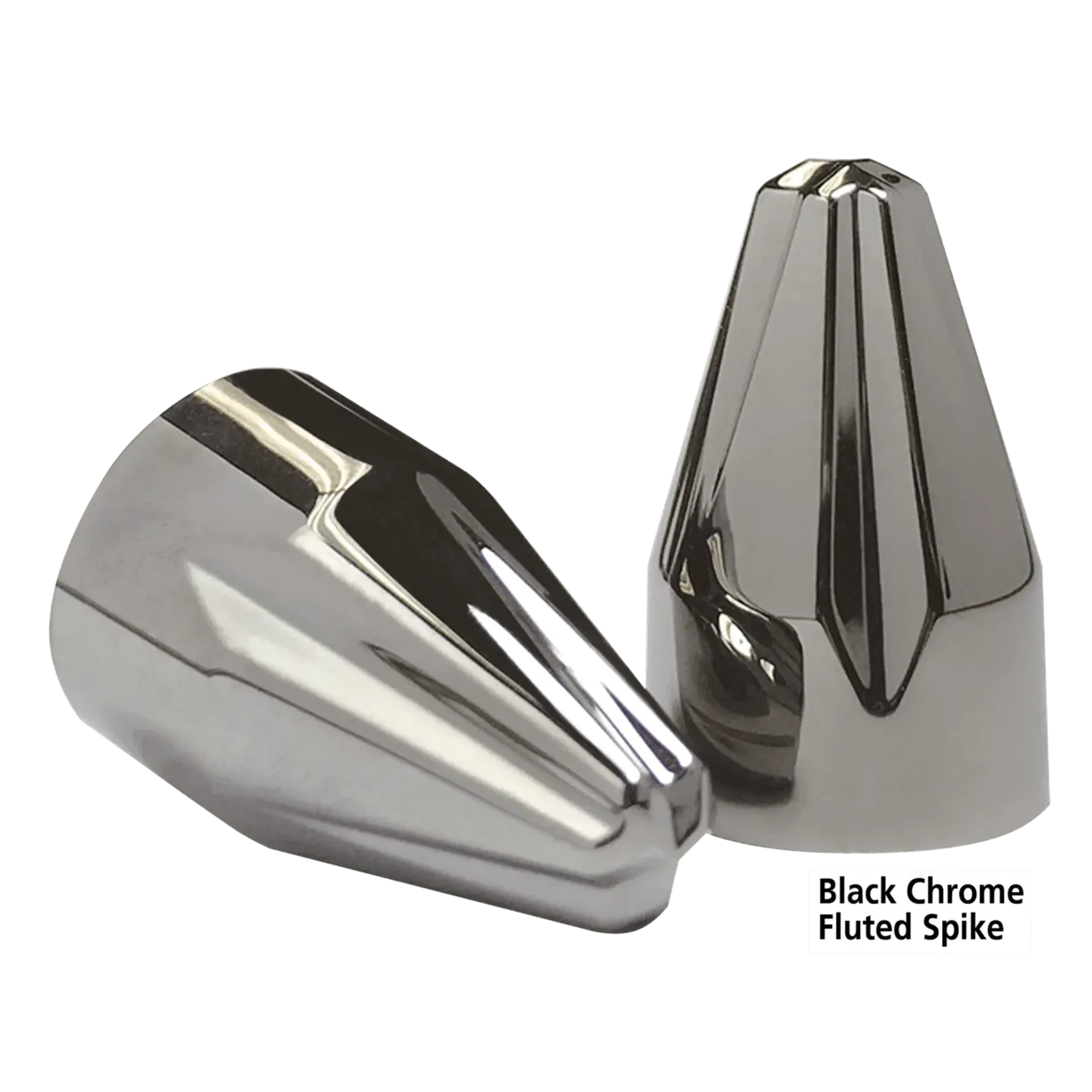 Fluted spike bolt cap et Blk Chr TC99-17