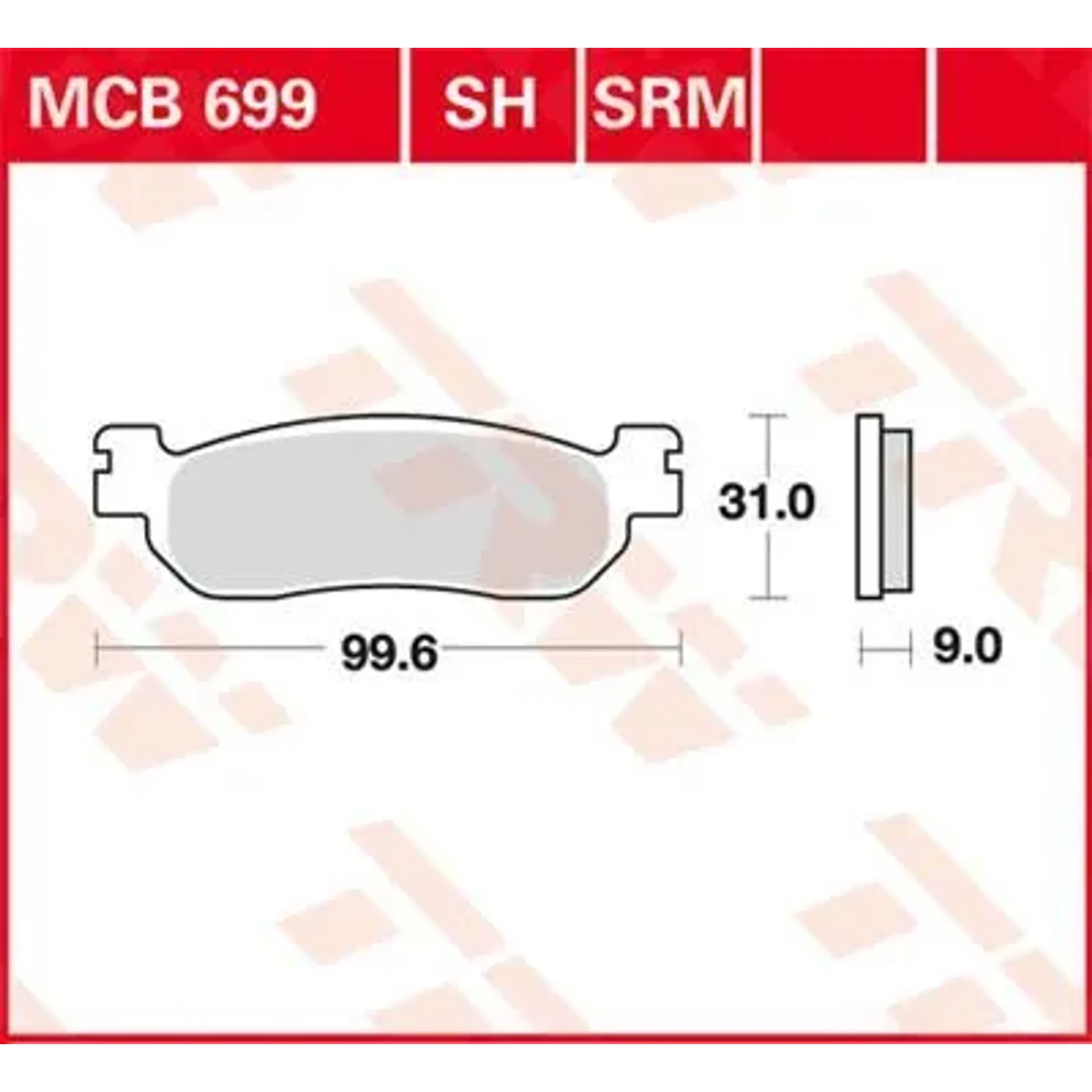 Brake Pad Allround Organic Standard
