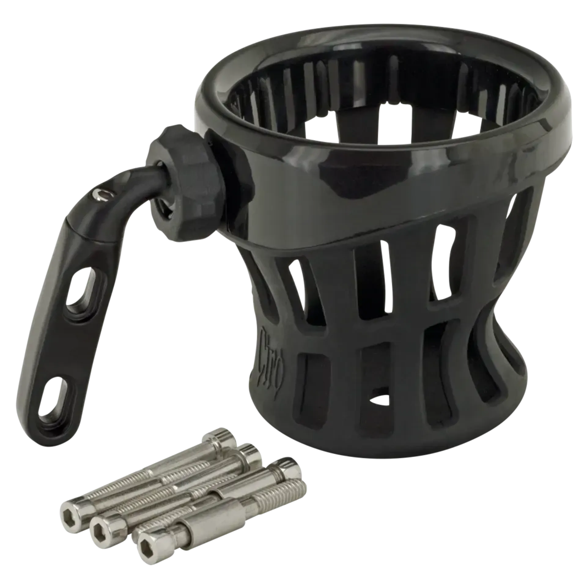 Drink holder perch mount black