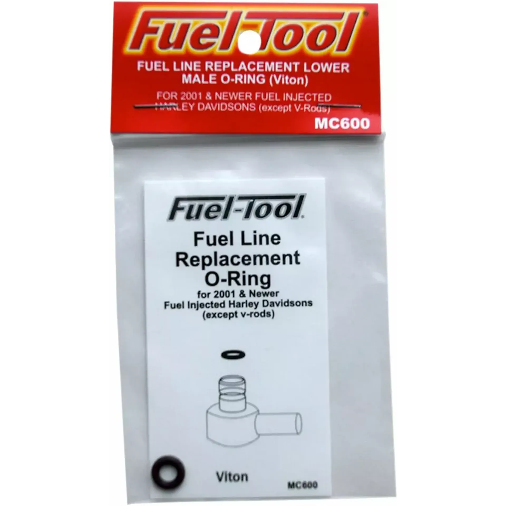 O-ring fuel line male end