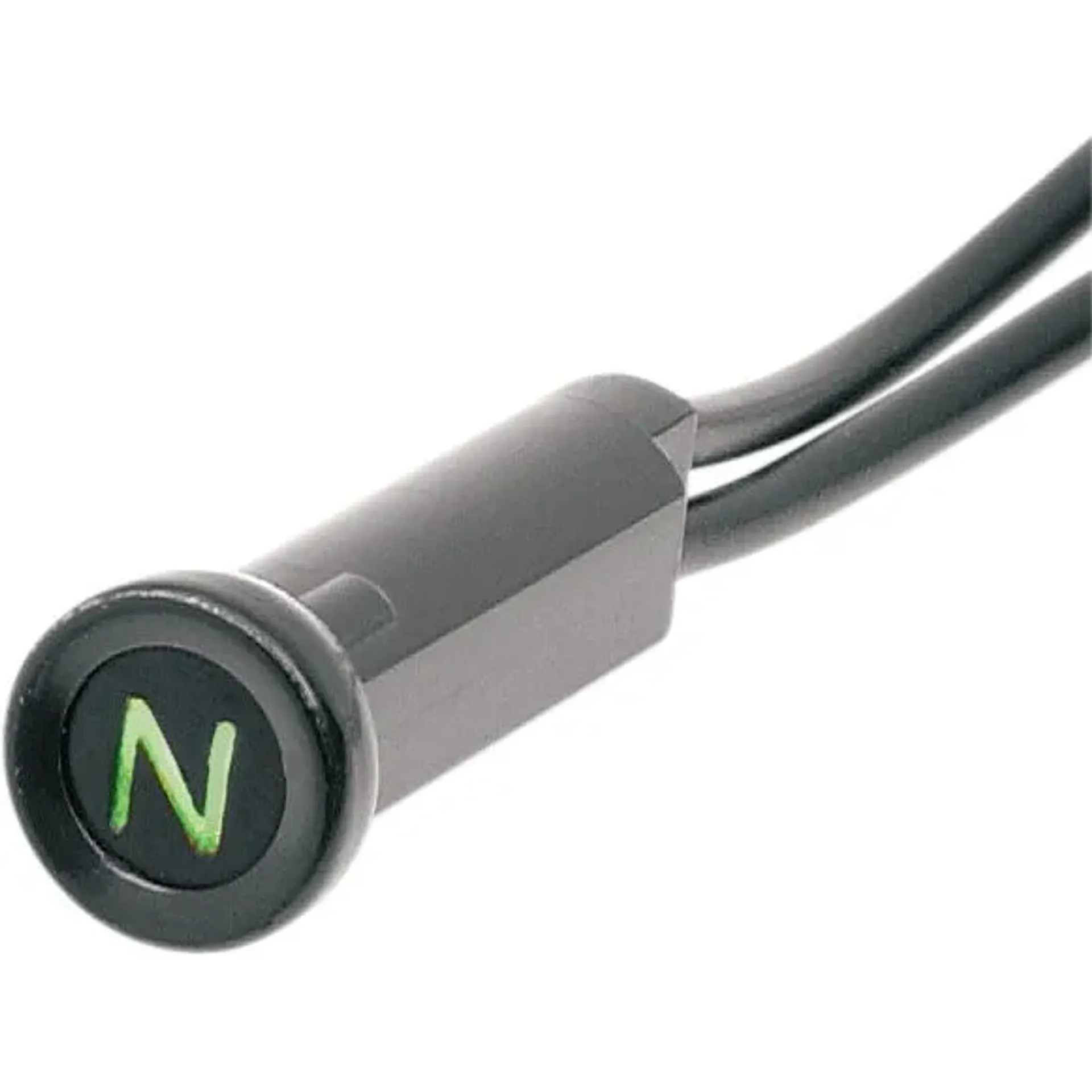 Snap-In Indicator Light Neutral 0.3″ Black Bezel