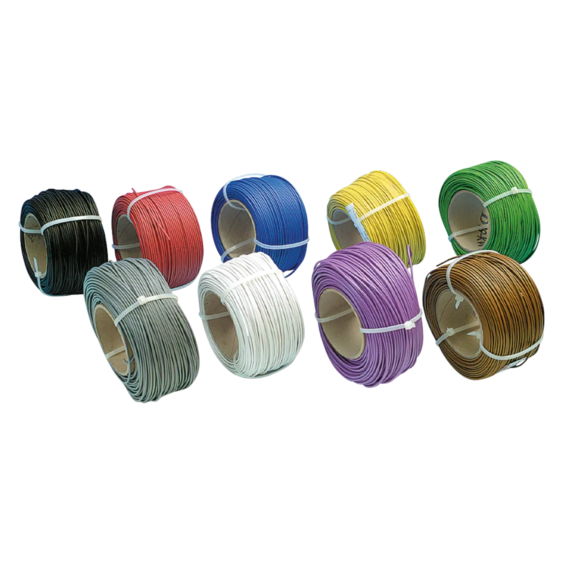 Cable red/yellow 0.75 spool length 10mtr