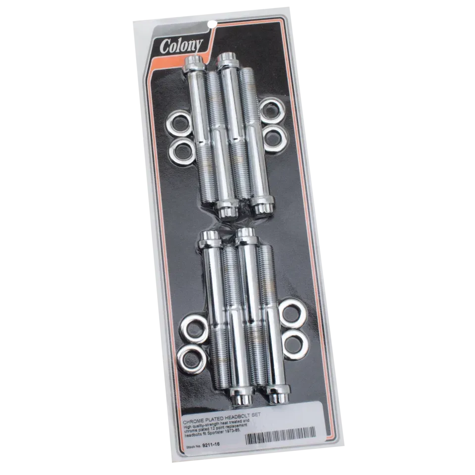 Chrome 12-Point Headbolt Kit XL73-85