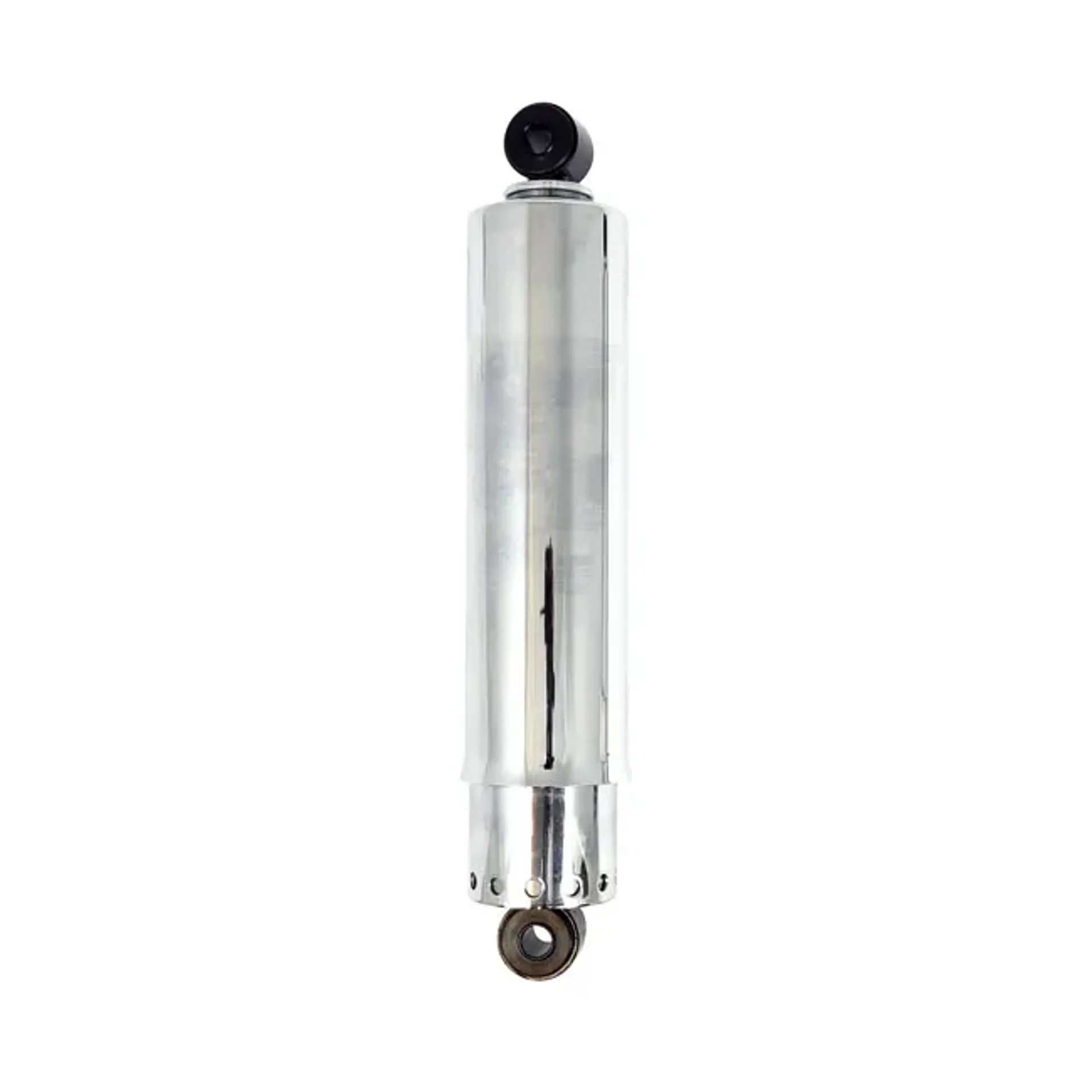 Shock absorbers 13-1/2", full cover. Chrome