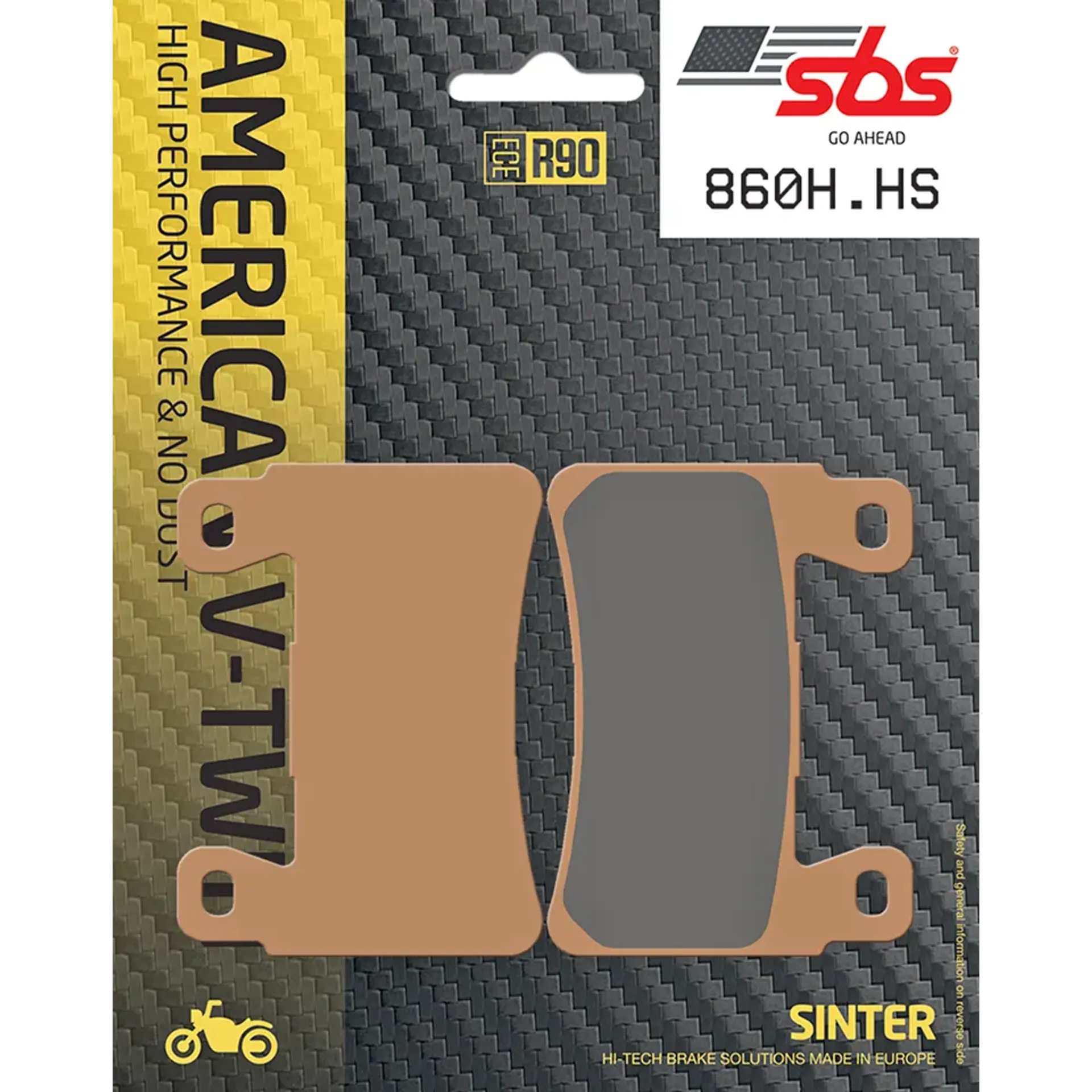 Hs Brake Module SBS HS Brake pads XR08-13 F*ST15-UP FR - Downtown American Motorcycles