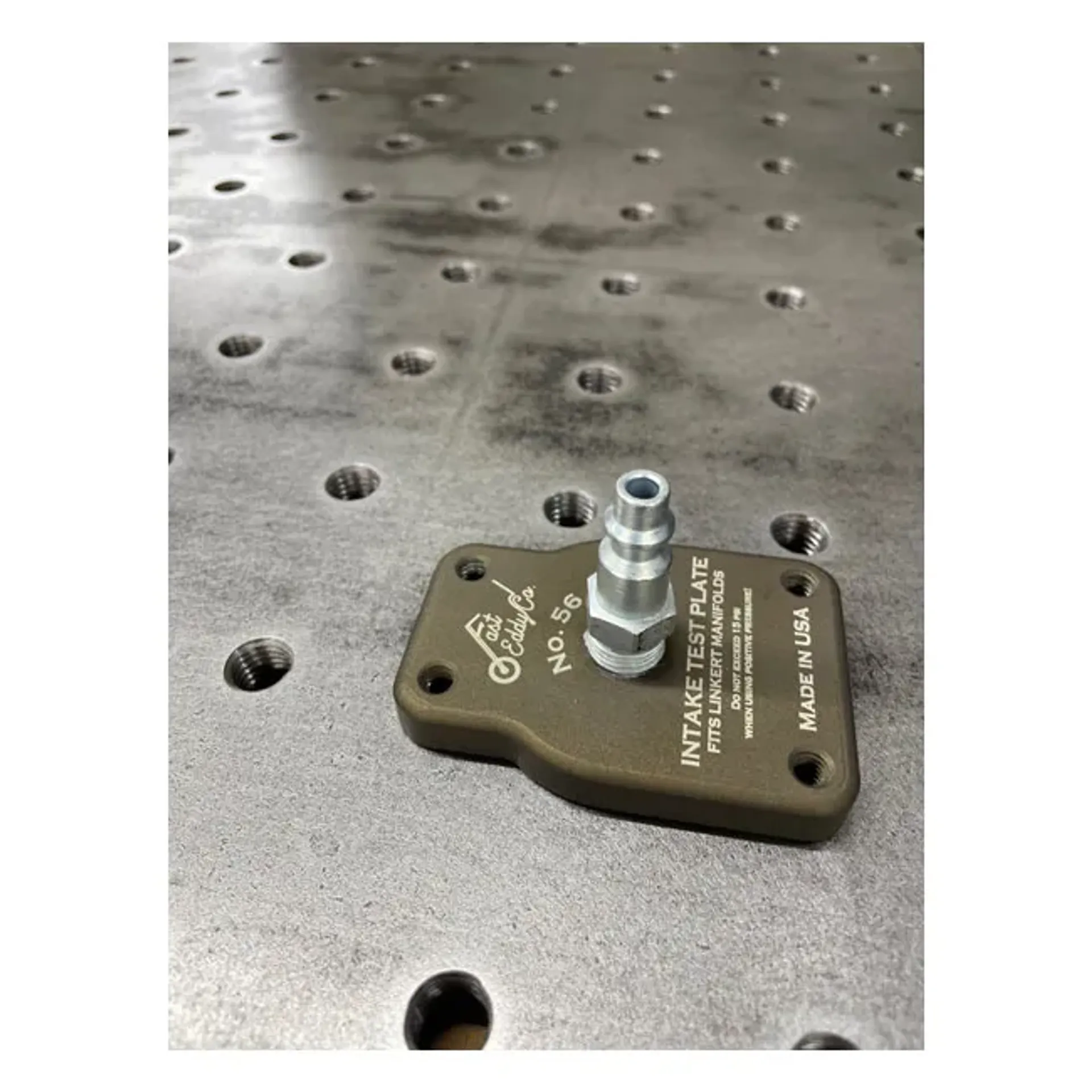 Fast Eddy. No. 56 intake leak tester, 4 bolt