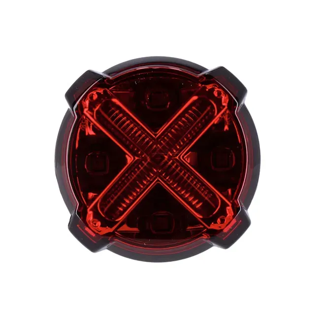 KOSO, ''GT-02'' LED taillight. Red lens - Afbeelding 3