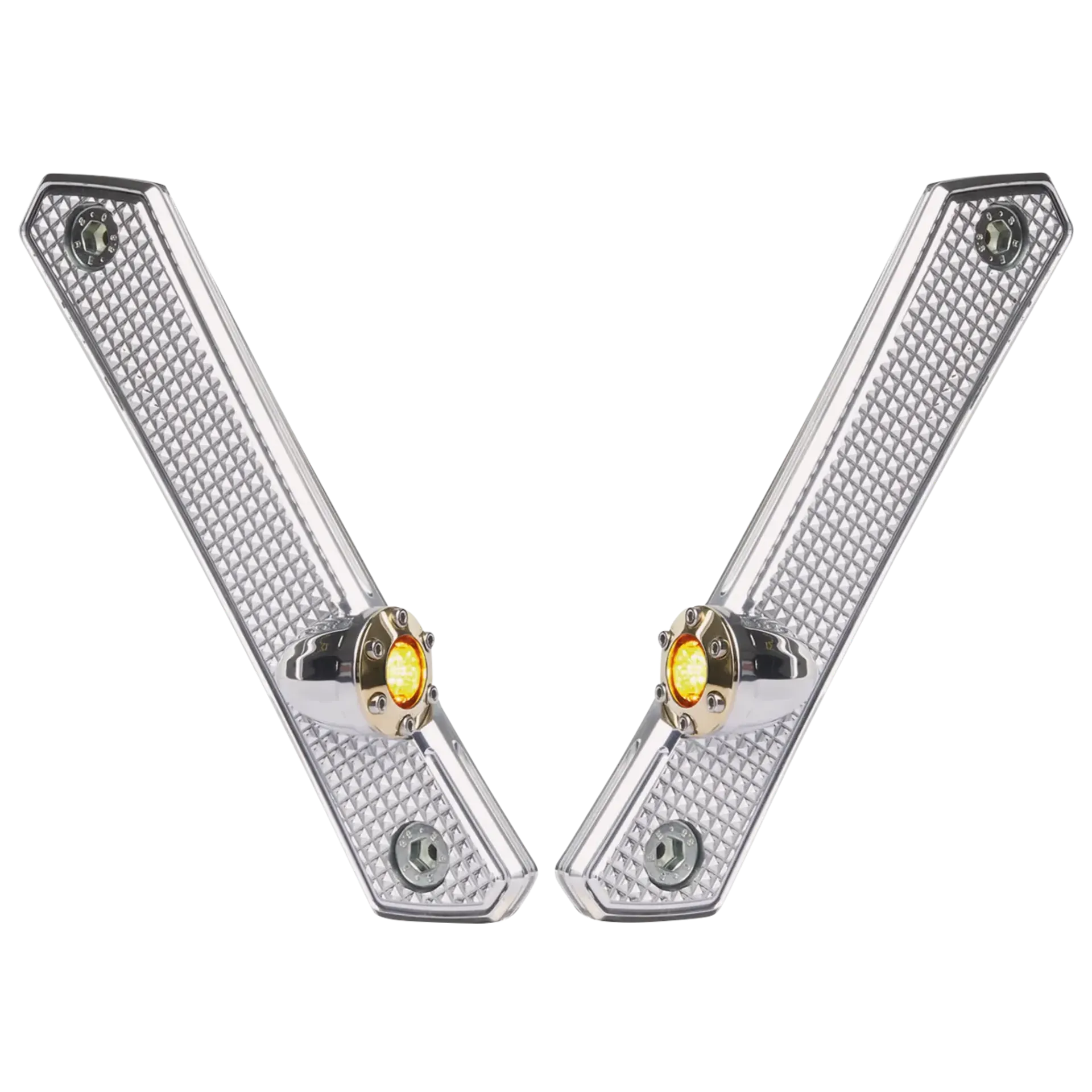 Vity’s Front turnsignalkit polish/brass