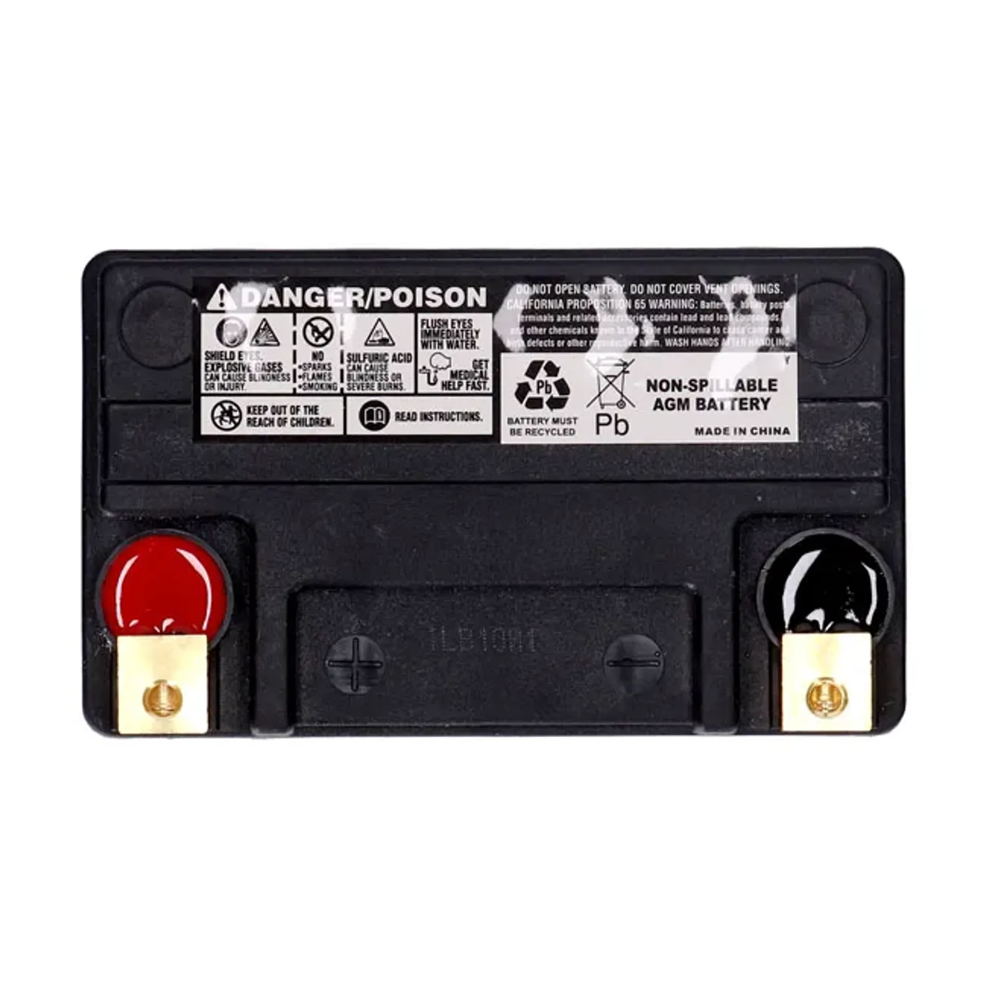 MCS, Standard Series - AGM sealed battery. 12v, 14ah. 240cca