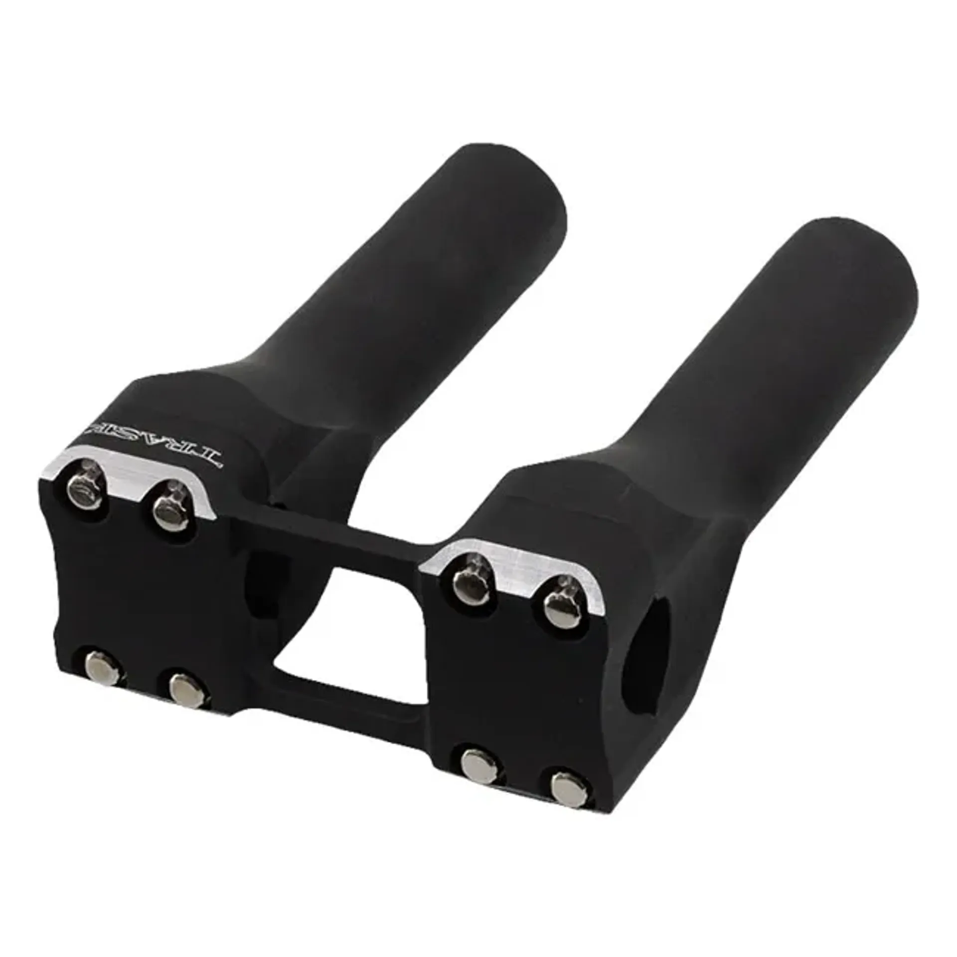 Trask, Assault risers 6". Black reverse cut