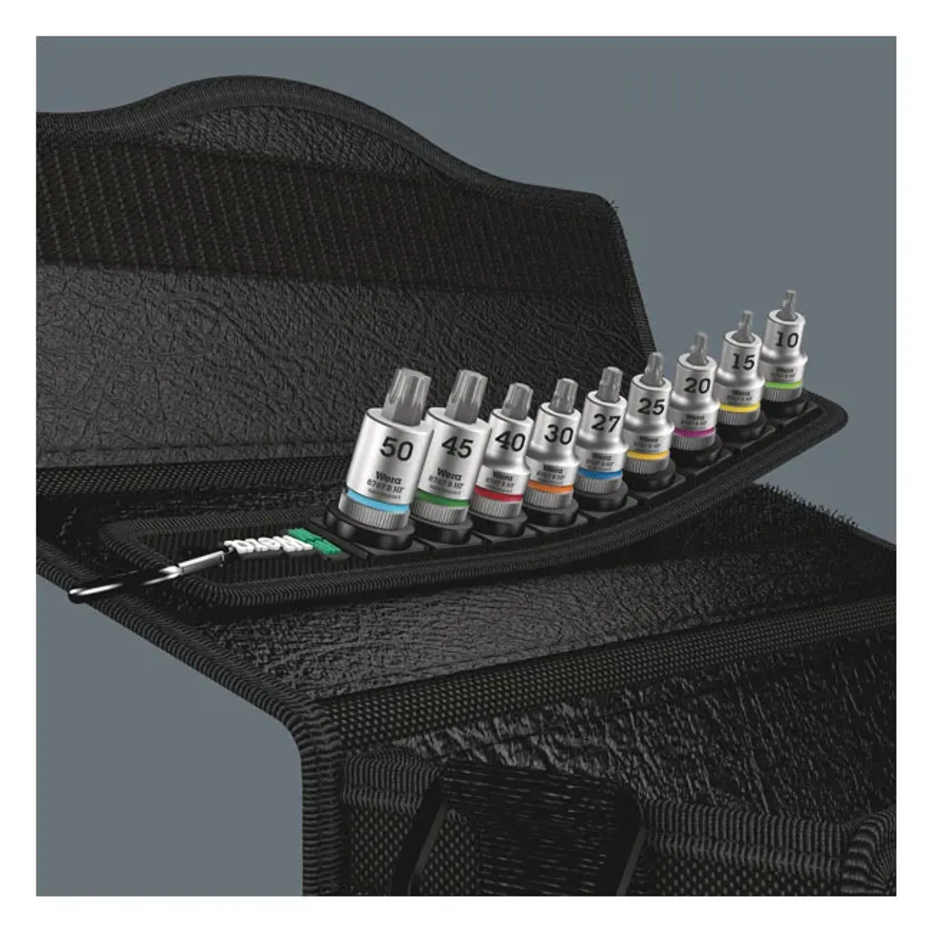 Wera socket belt with 3/8" drive Torx® socket bits