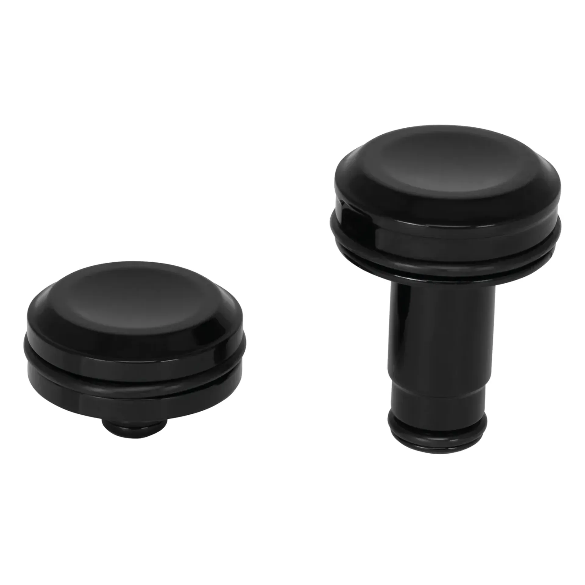 Front Axle Cover Smooth Black FXFB18-Up