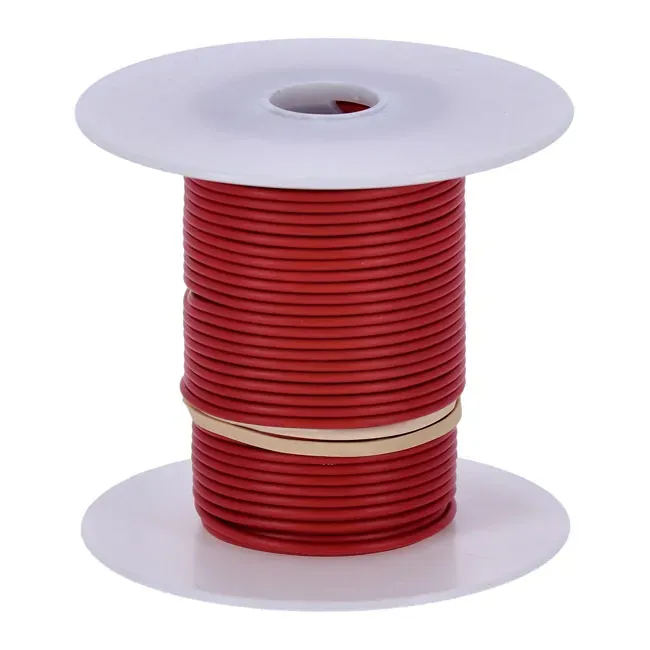 Wire on spool, 18 gauge. 100 ft. Red - Afbeelding 2