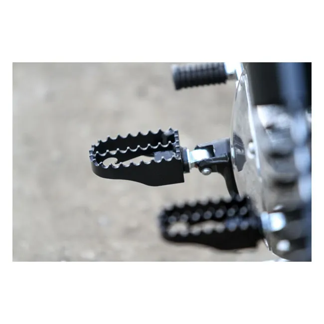 Burly, MX foot pegs. Black - Afbeelding 3