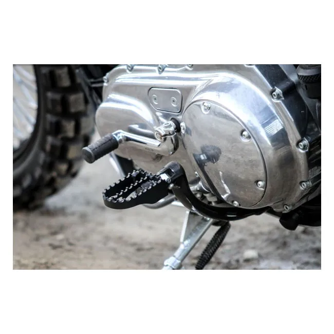 Burly, MX foot pegs. Black - Afbeelding 4