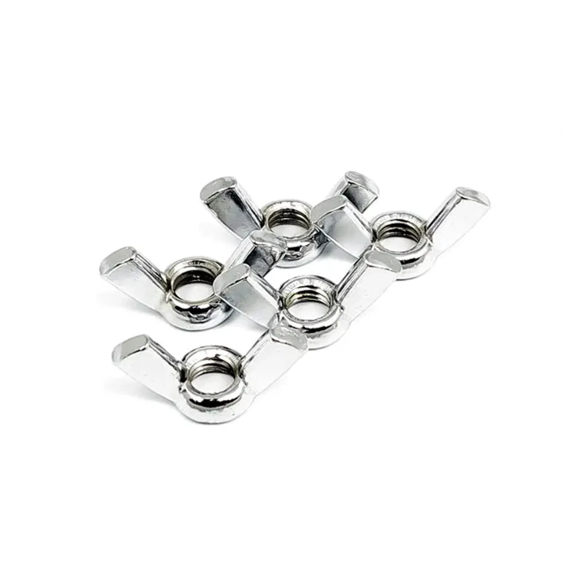 Chrome wing nut, 3/8-16