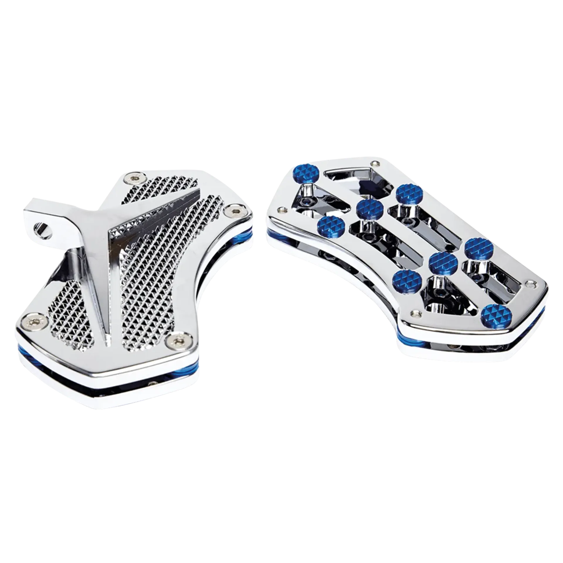 DIAMOND PSSNGR FLRBRD CHR W/ GEMS BLUE