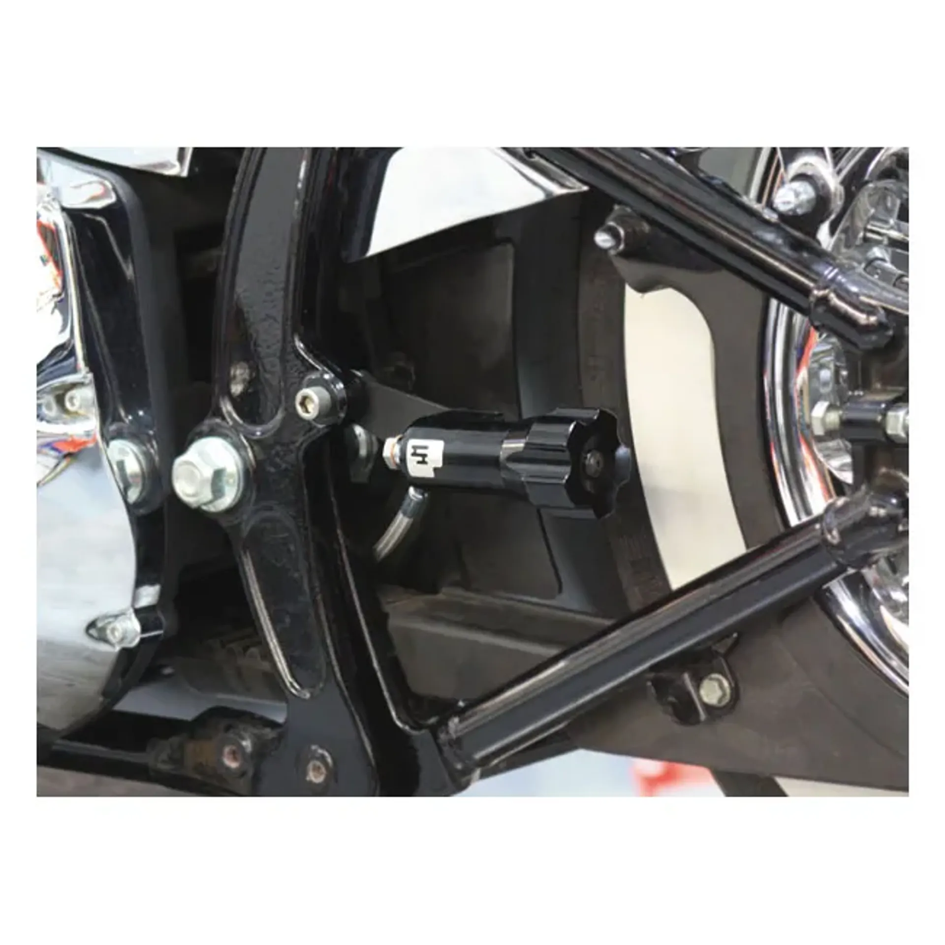 PS, 422 series shocks. STD to -2". Heavy Duty. RAP. Chrome