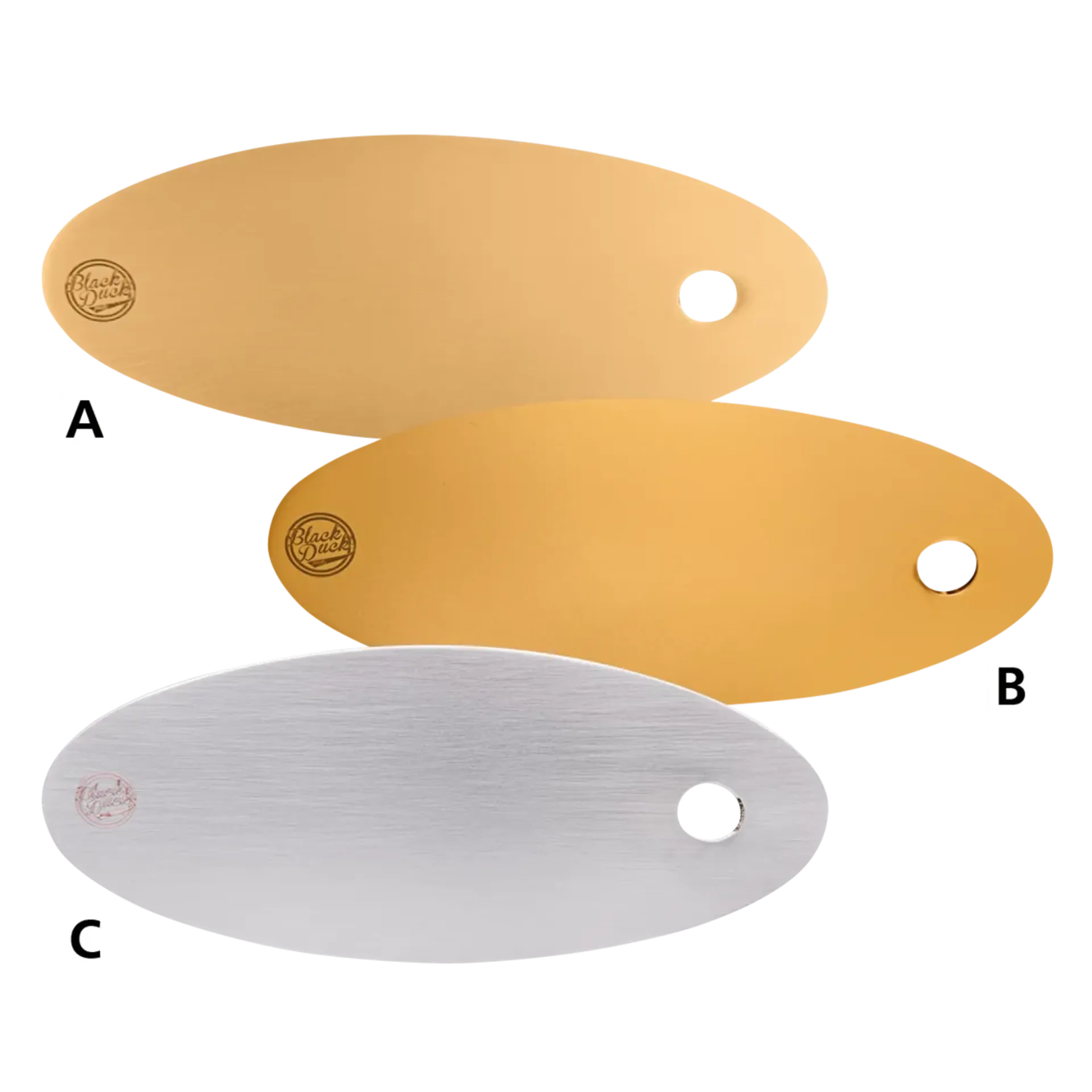 Black Duck inspection bracket satinbrass