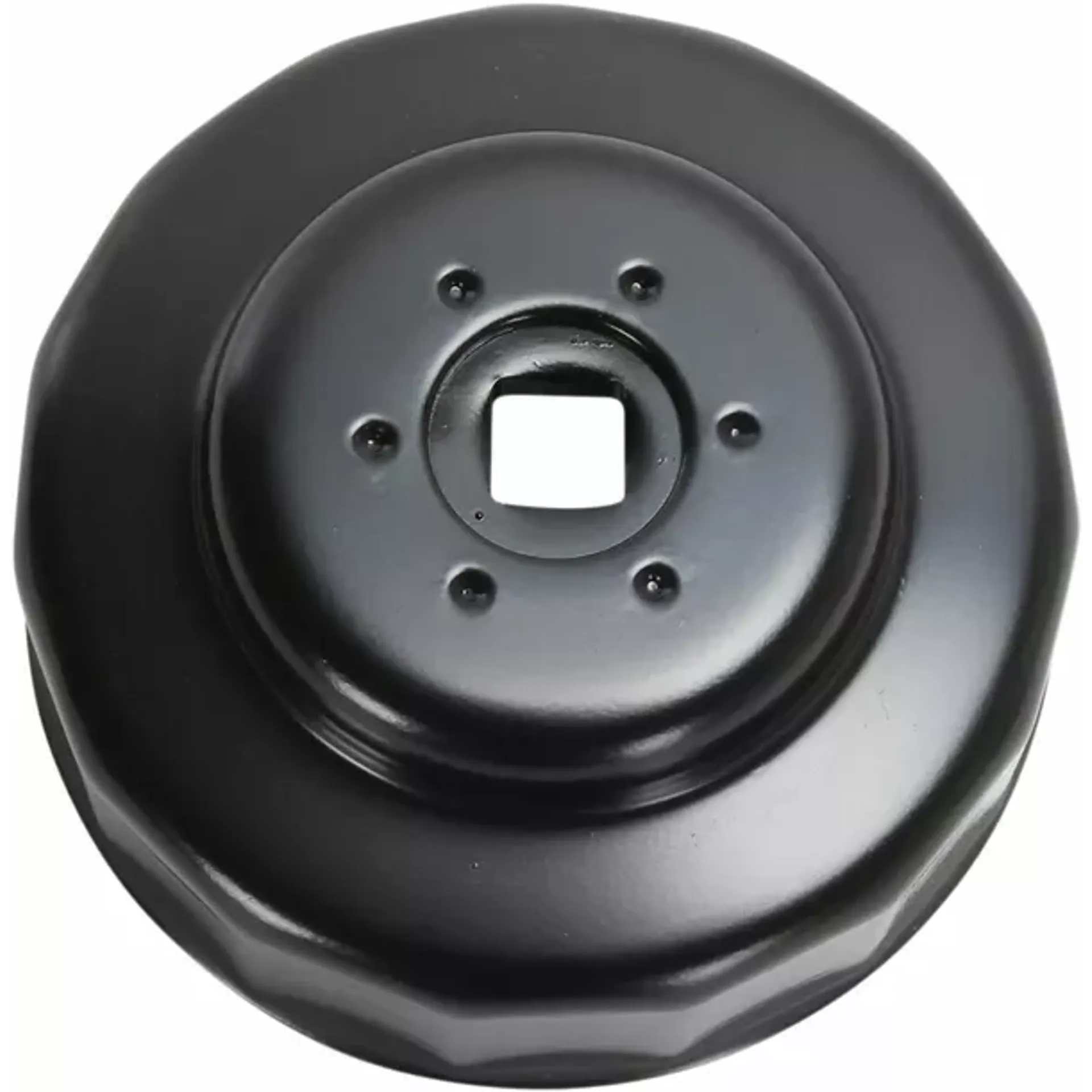 Custom Replacement Oil Filter Cup / 80 Mm / Black-Powder Coated / Aluminum