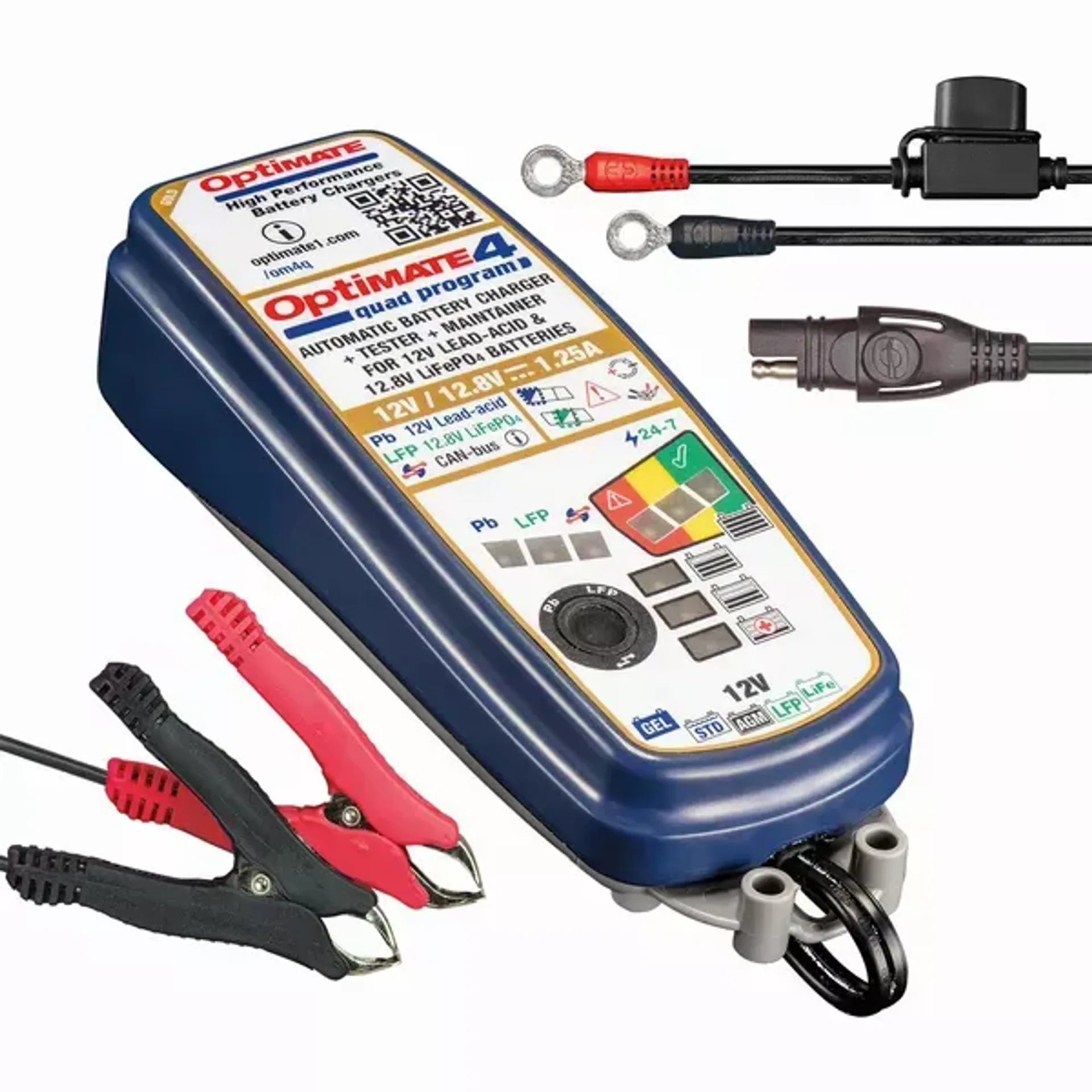 Charger optimate 4 quad