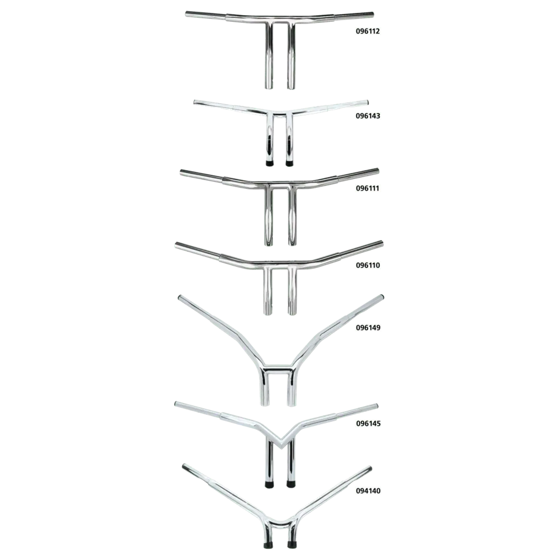 GZP Fat Bubba 1.25″ chrome T-bar 8″ r