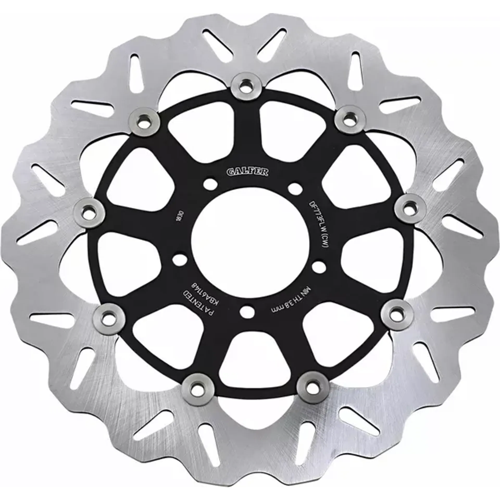 Brake disc float wave