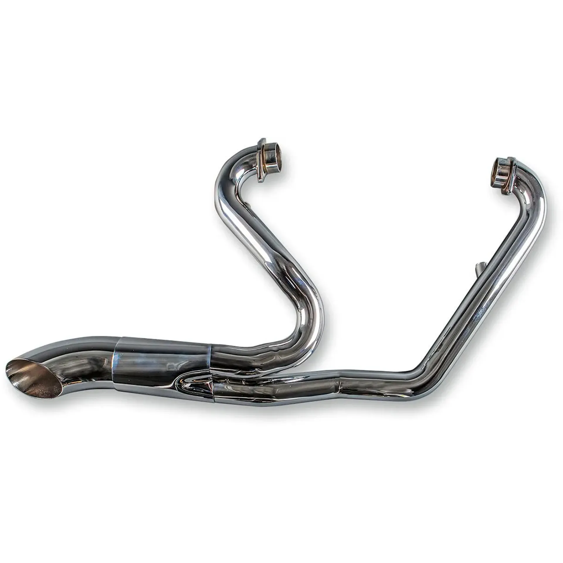 Exhaust 2 Into 1 Hot Rod Stainless Steel Chrome