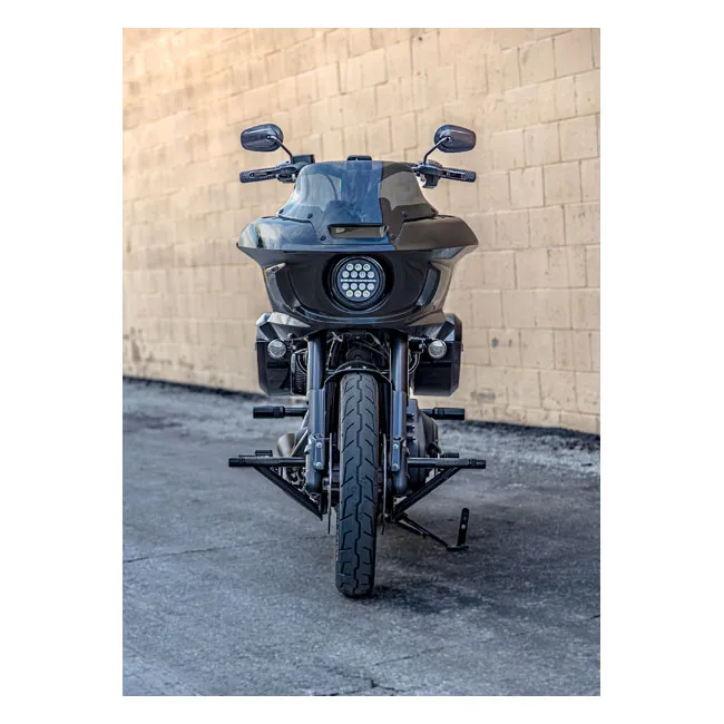 Burly Brand, Brawler crash bar kit M8 Softail. Front. Black - Afbeelding 4