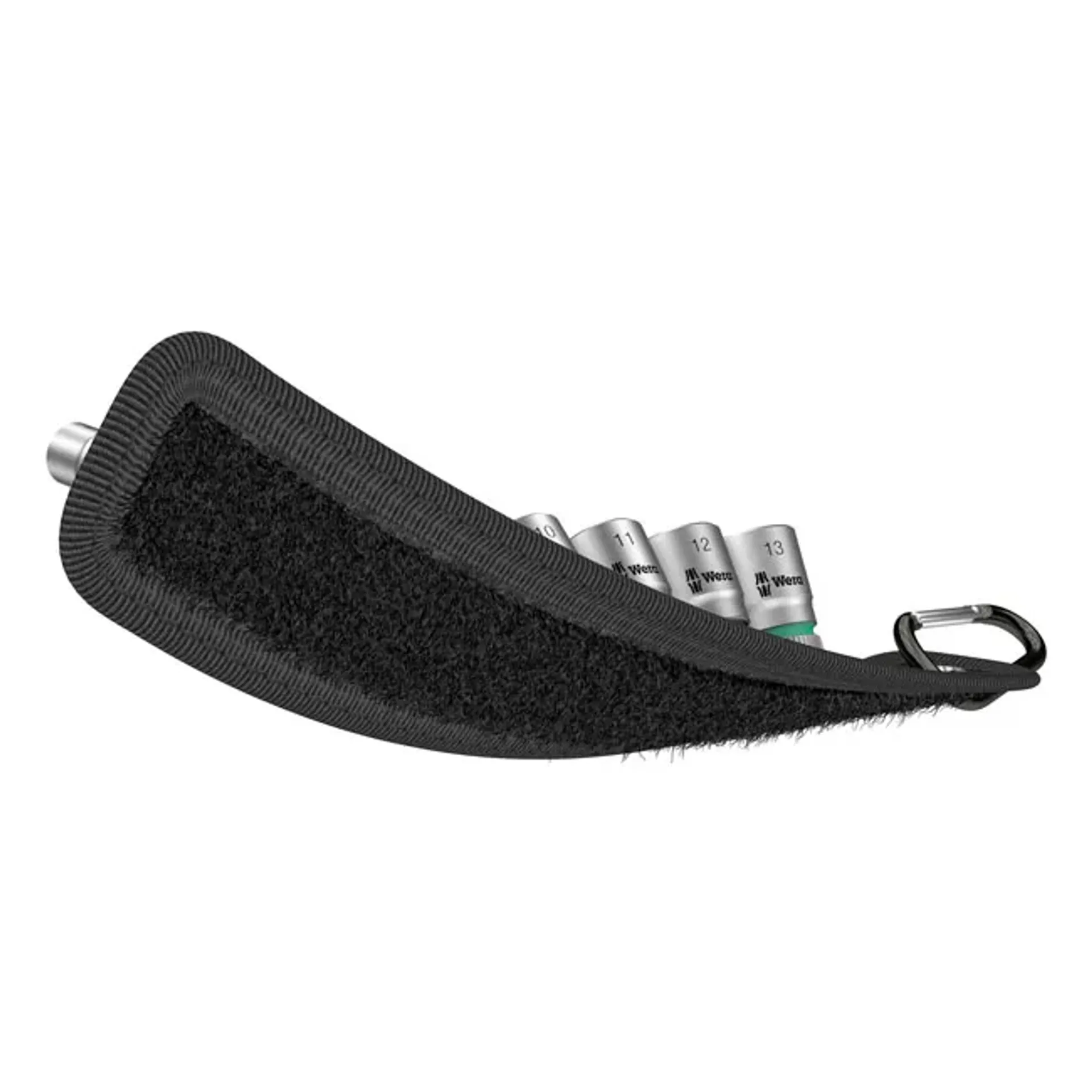 Wera socket belt with 1/4" drive hex sockets - Metric