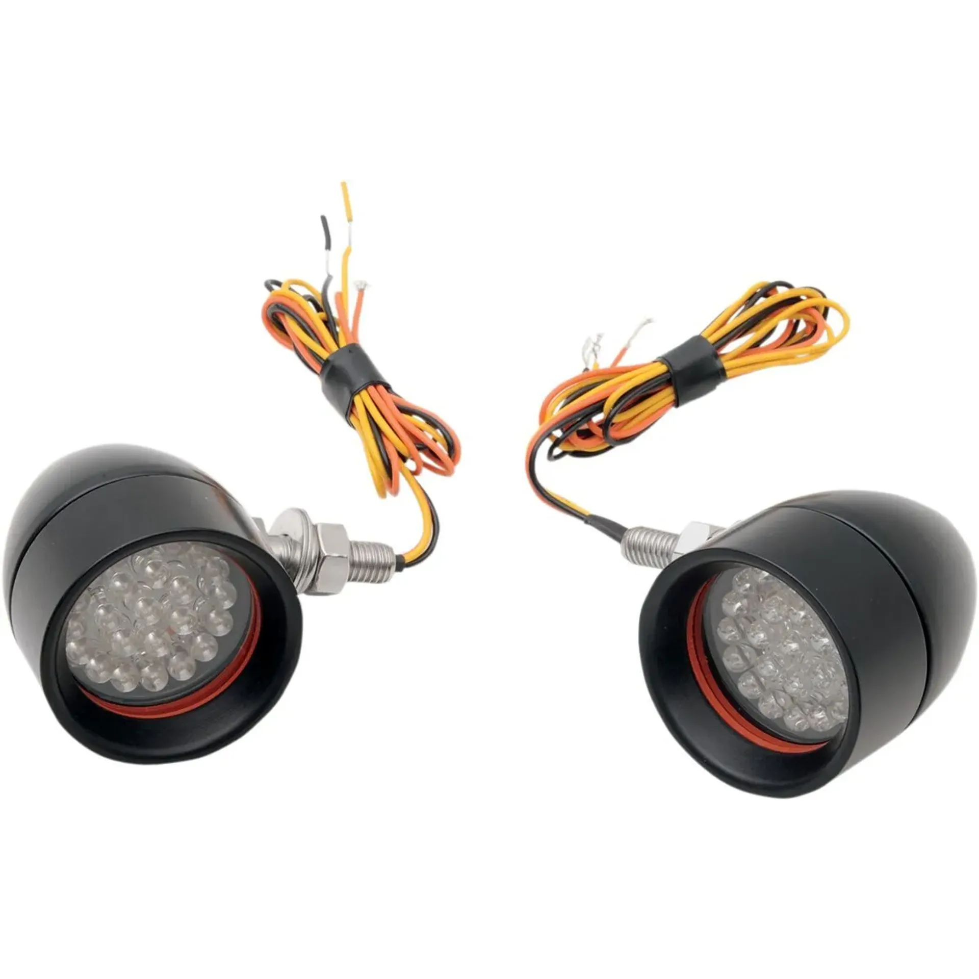 Mini Billet Bullet 24Leds/Amber Black- Housing