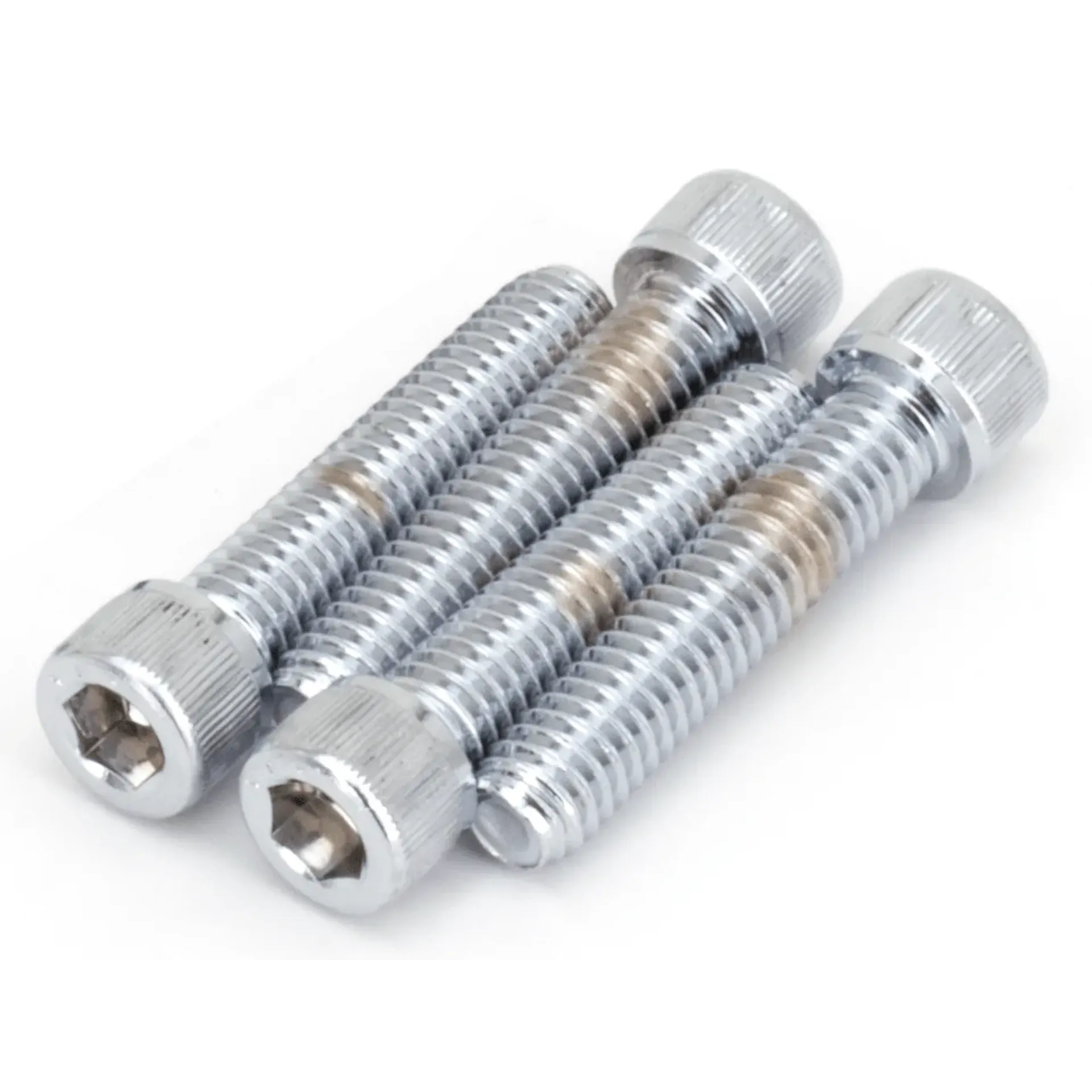 Chrome allen head screws h.bar clamp mnt