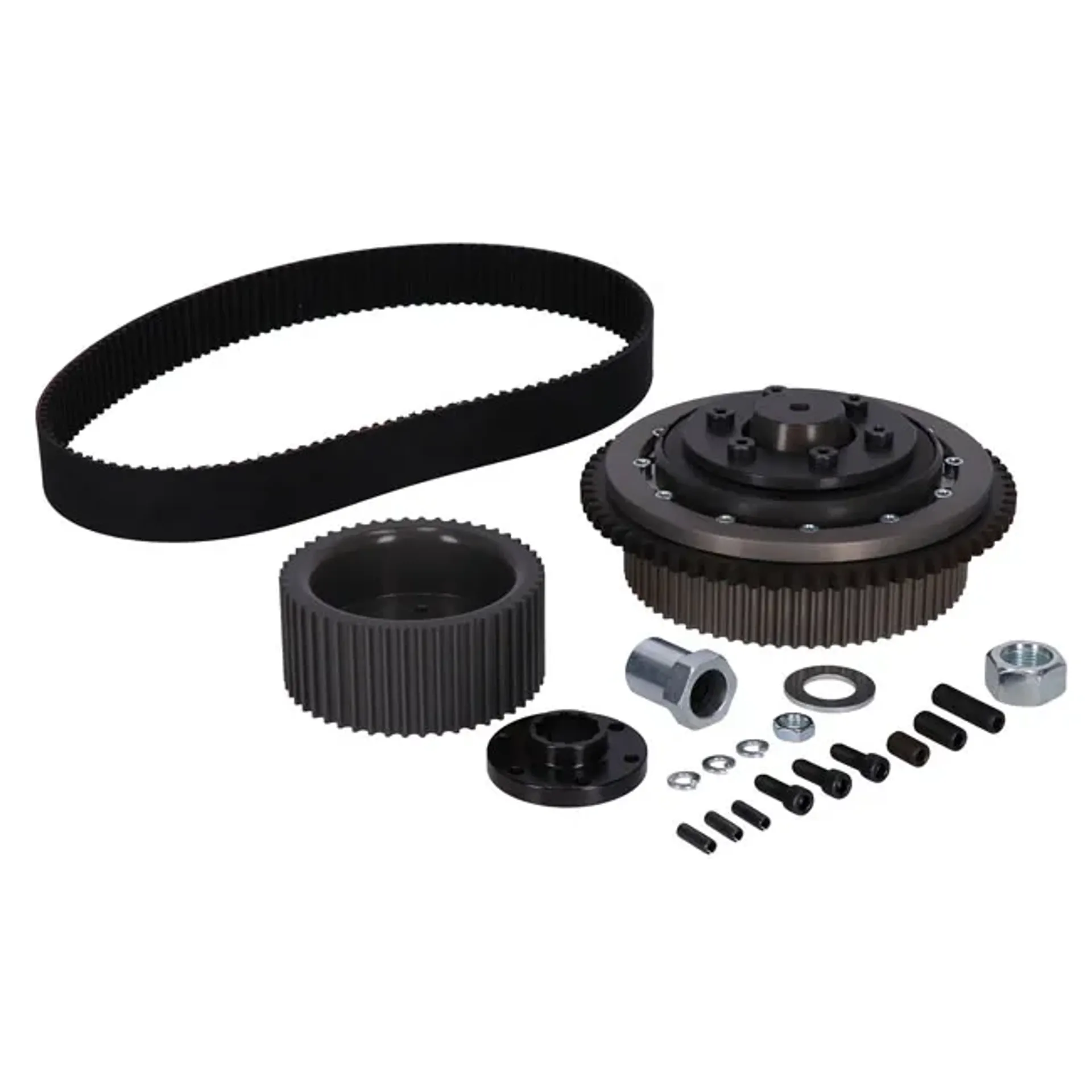 BDL, bolt-in elec. start 8mm belt drive kit. Shovelhead