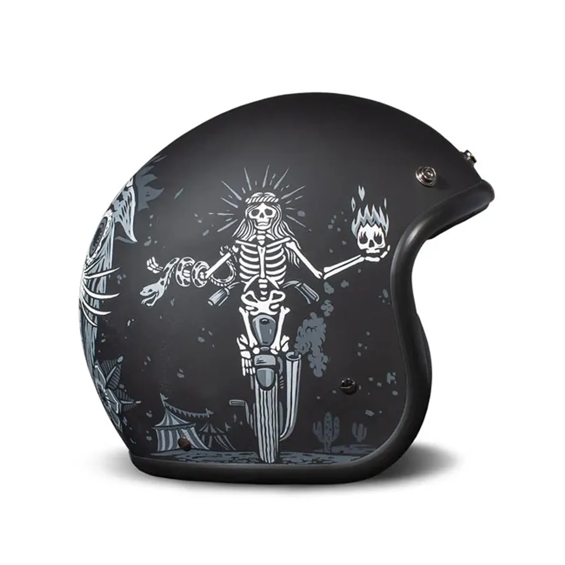 DMD Retro helmet Ghost Rider