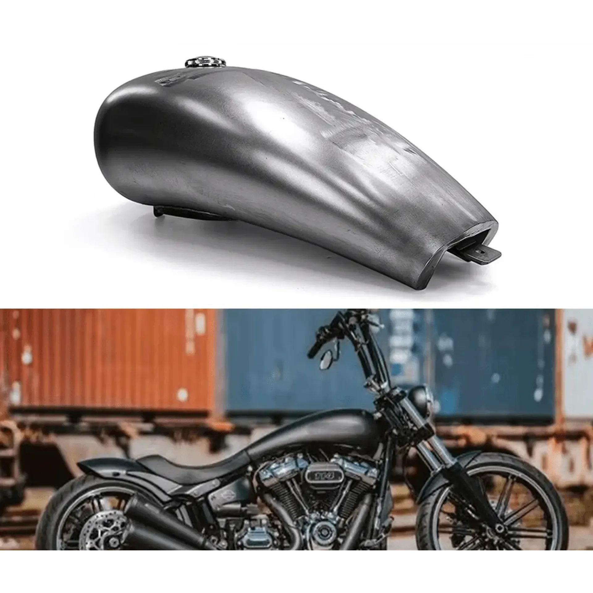 Stretched 5 Gallon Gas Tank Raw ST18-22