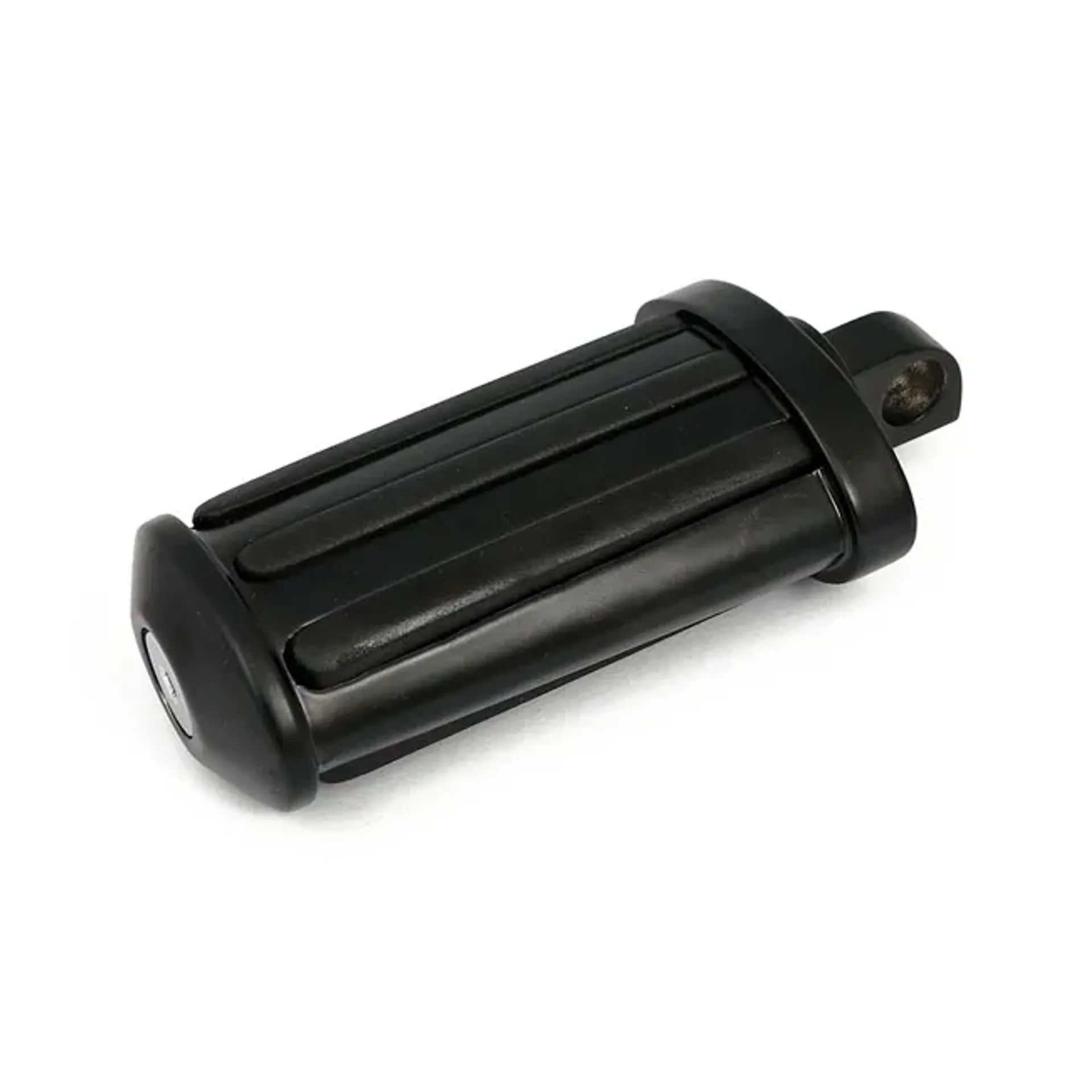 Rail kick pedal. flat style. with rubber inlays. Black