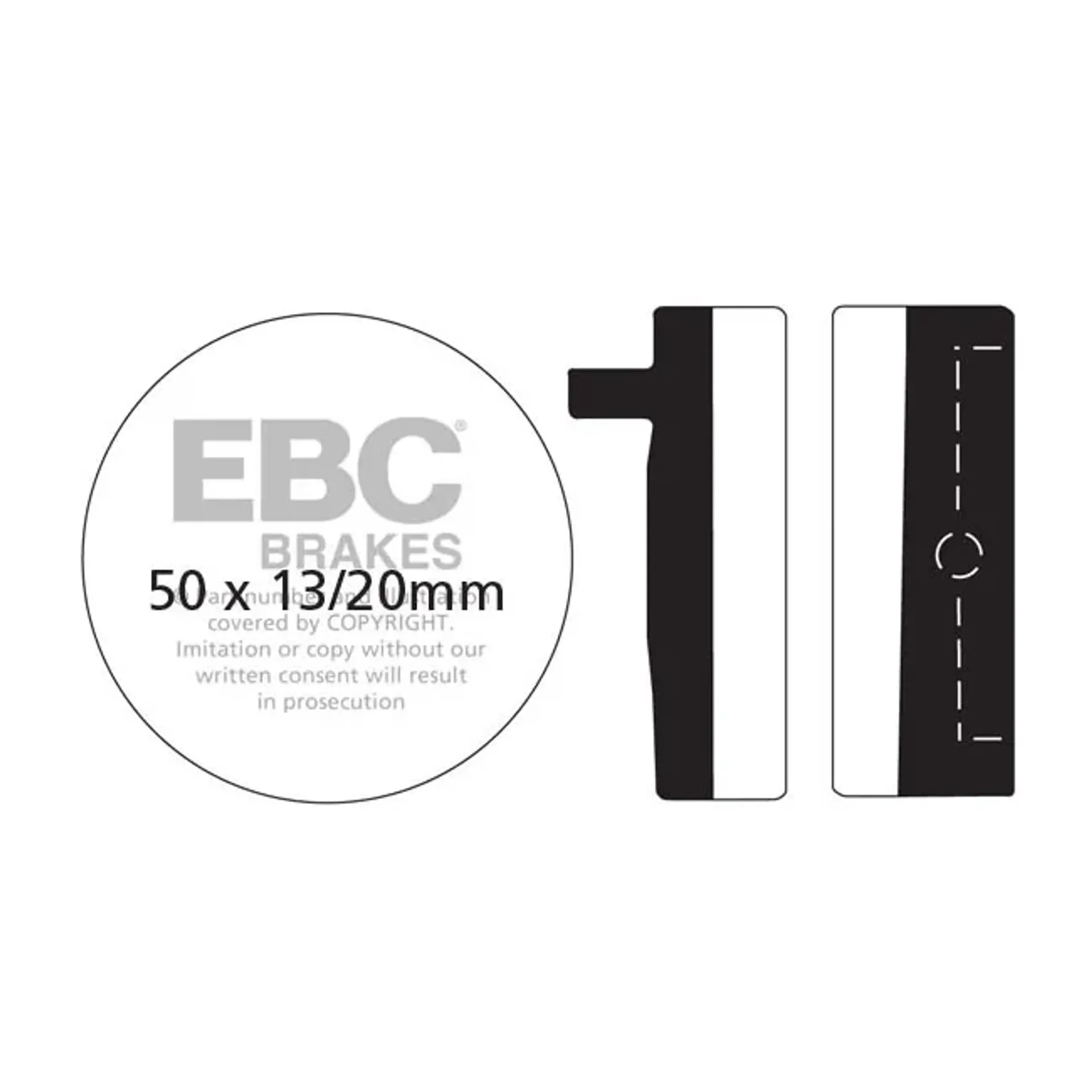 EBC Organic brake pads