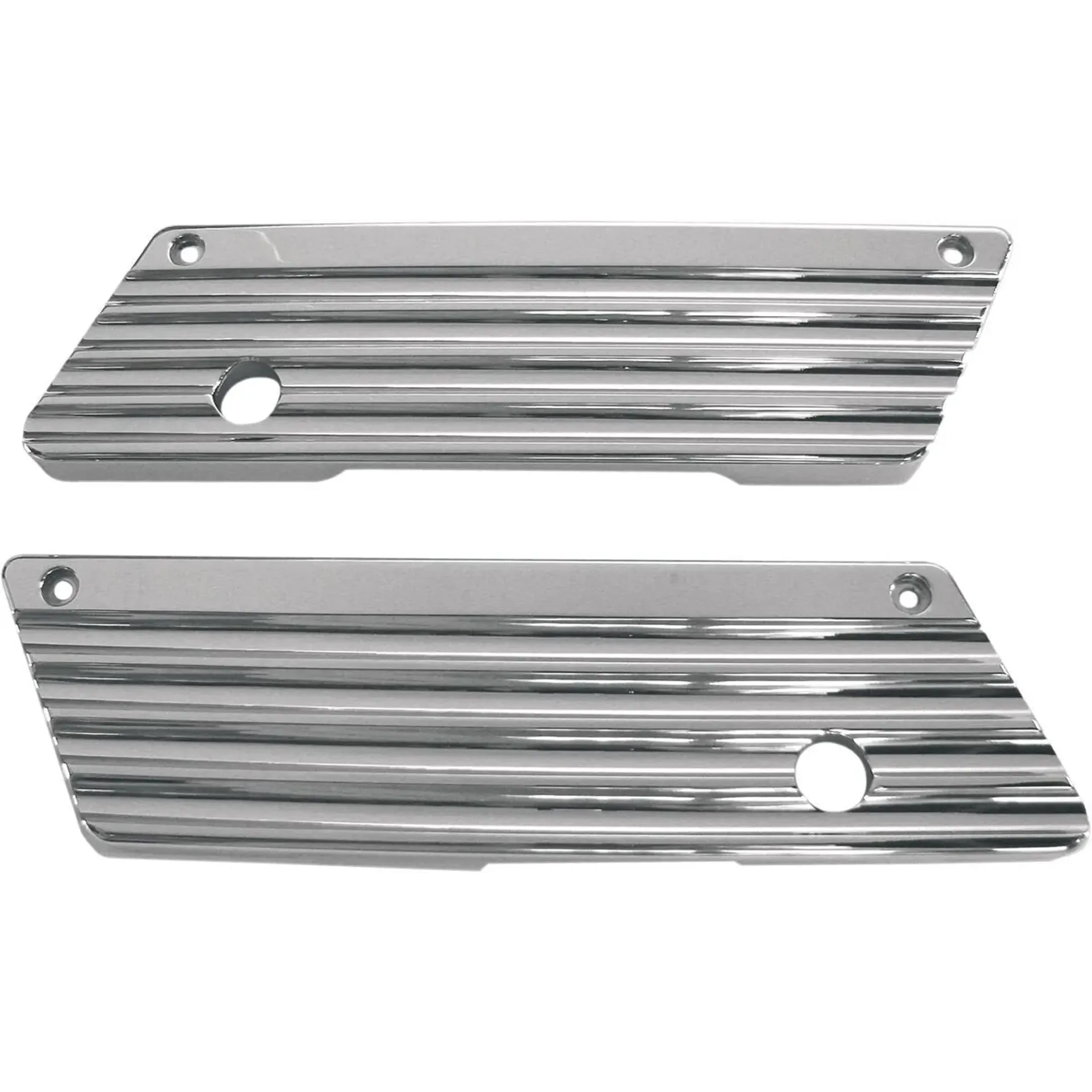 Latch Cover Dresser Bag Finned Chrome