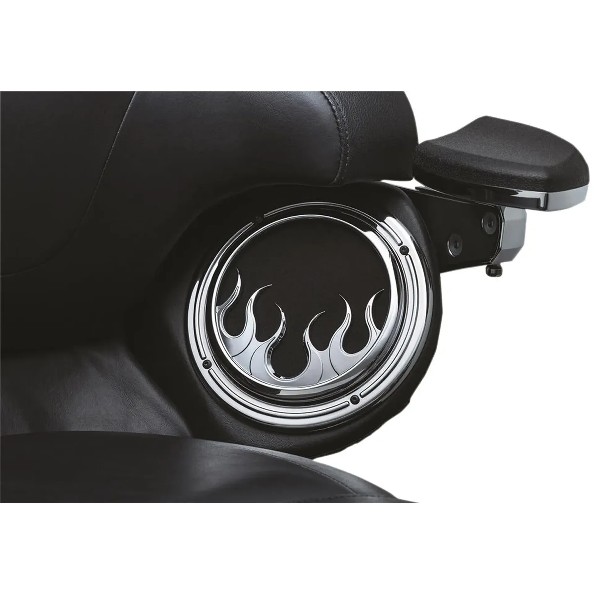 Front Speaker Grills Flame Chrome