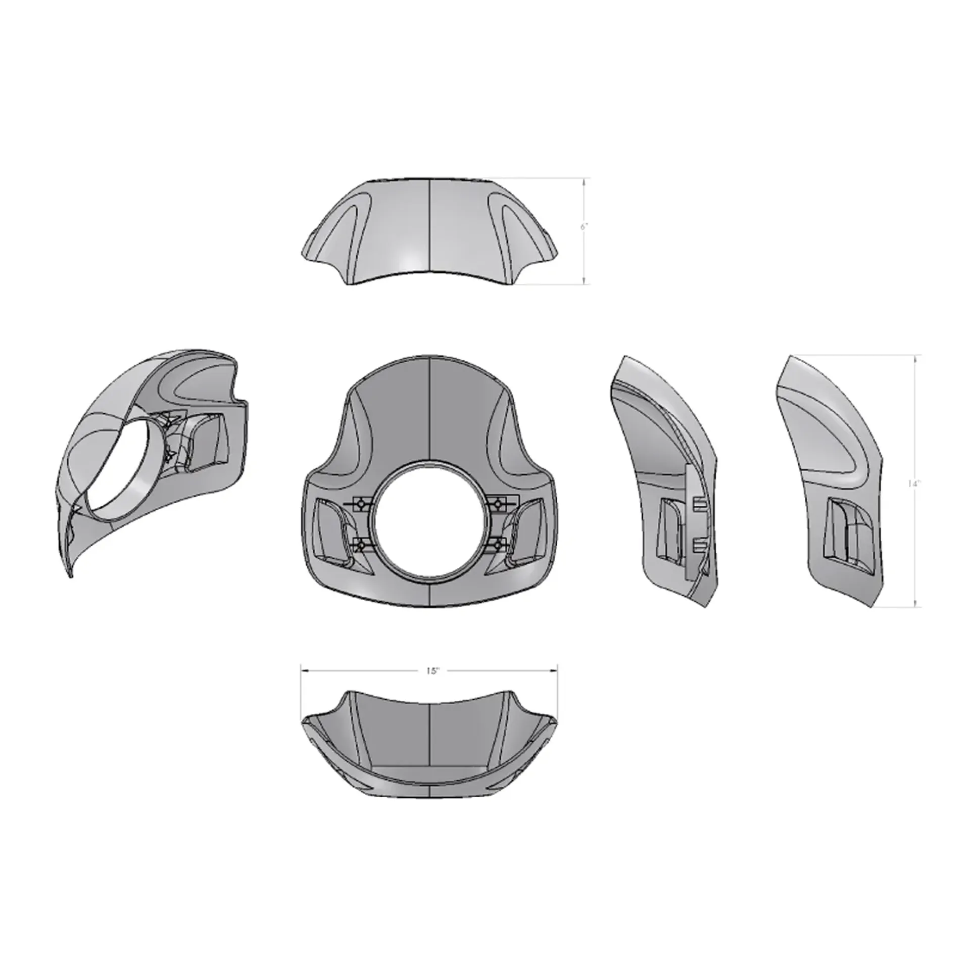 Burly Cafe Sport fairing