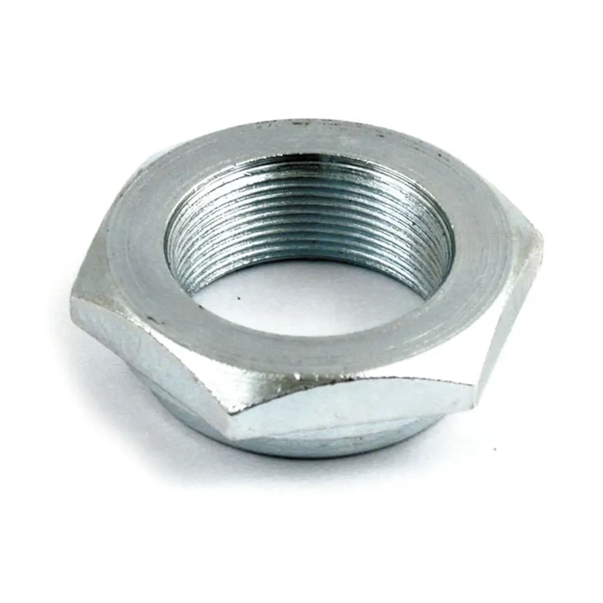 Springer fork stem nut. Zinc