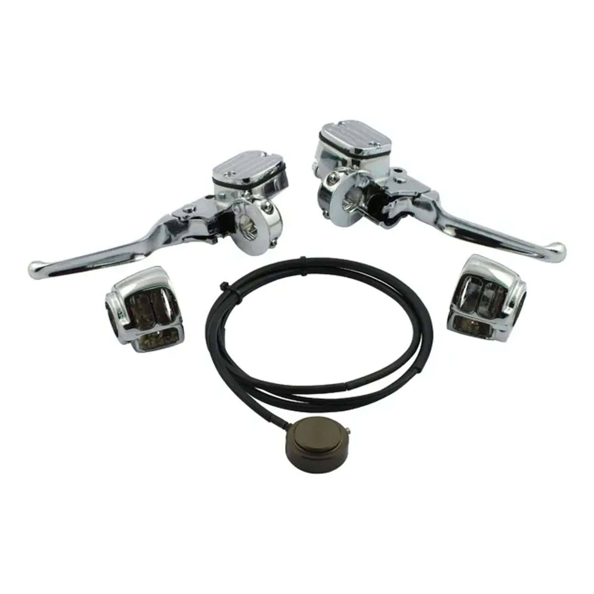 Handlebar control hydr. Clutch conversion kit. Chrome