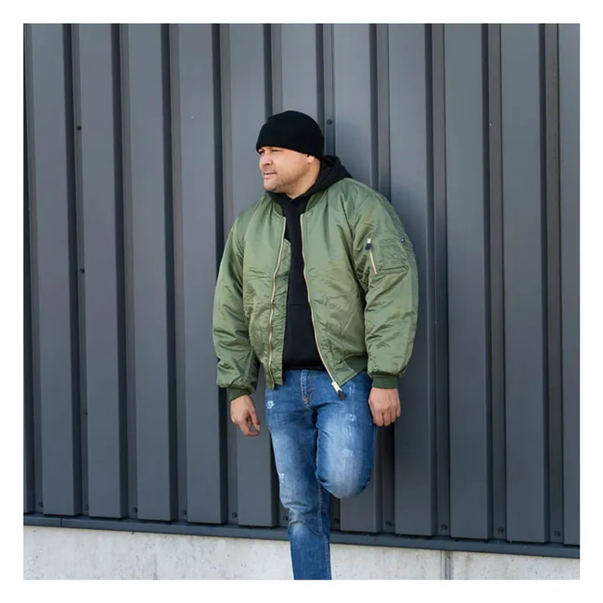 MA-1 Bomber flight jacket green