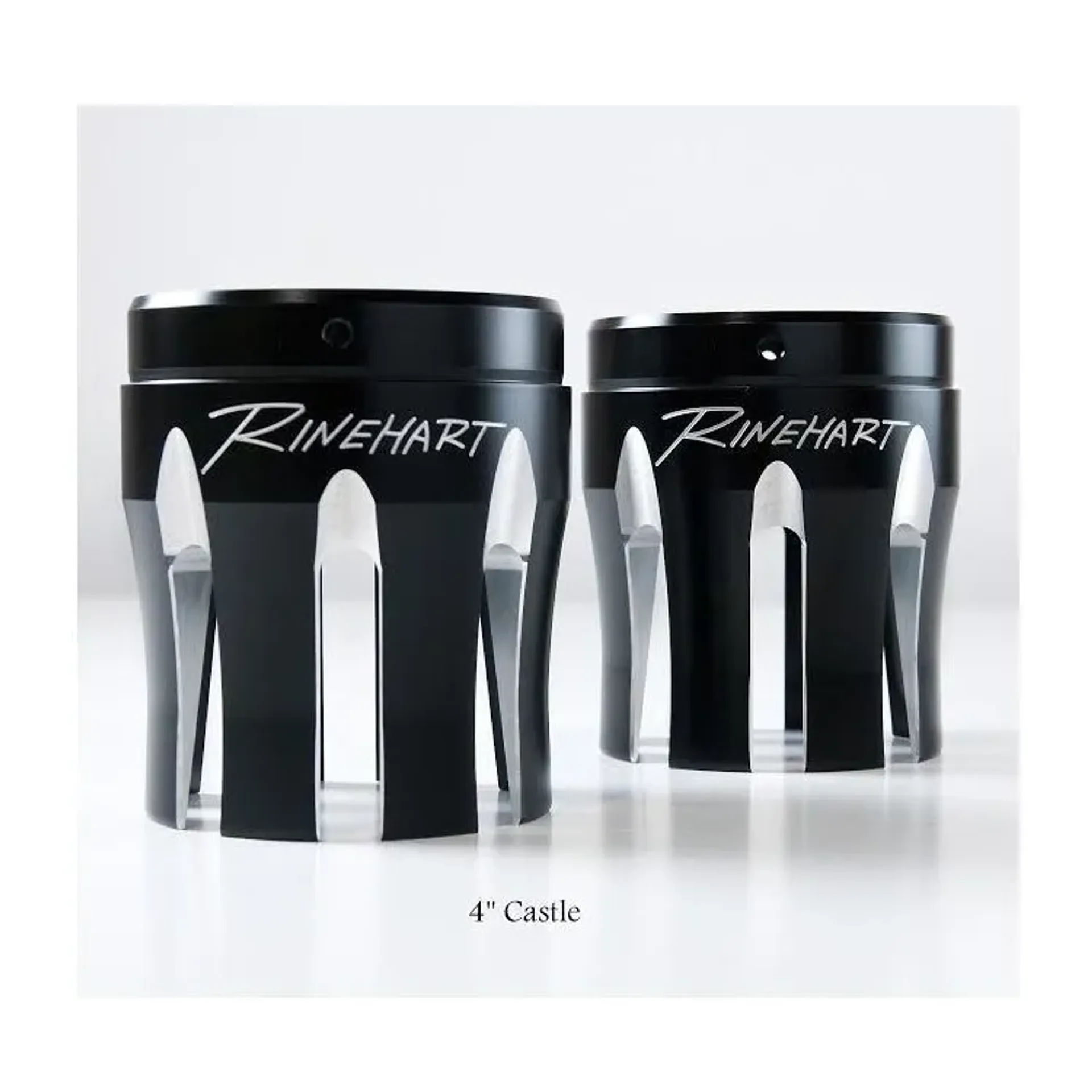 End Caps Castle 4″ Exhaust Moto Series Black