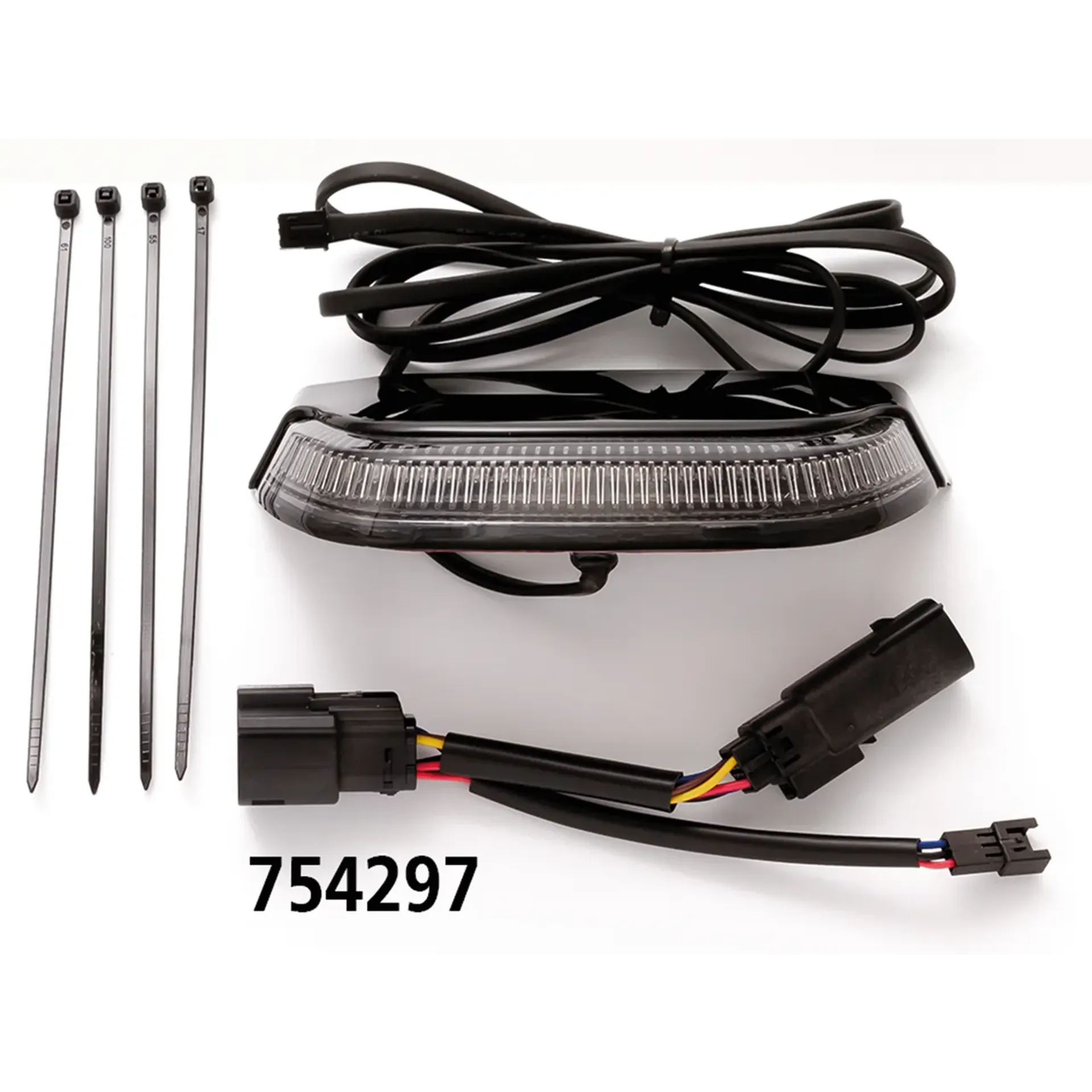 Crown Lightstrike taillight black/smoke