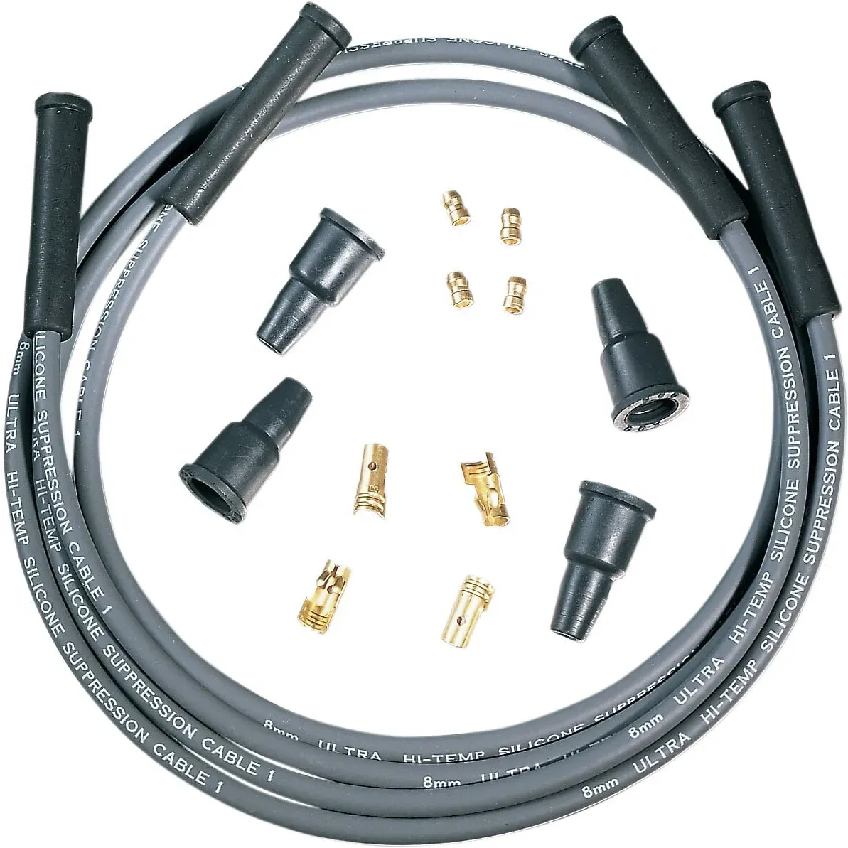 Dynatek Spark Plug Wire 8Mm Grey W/ Suppression Core