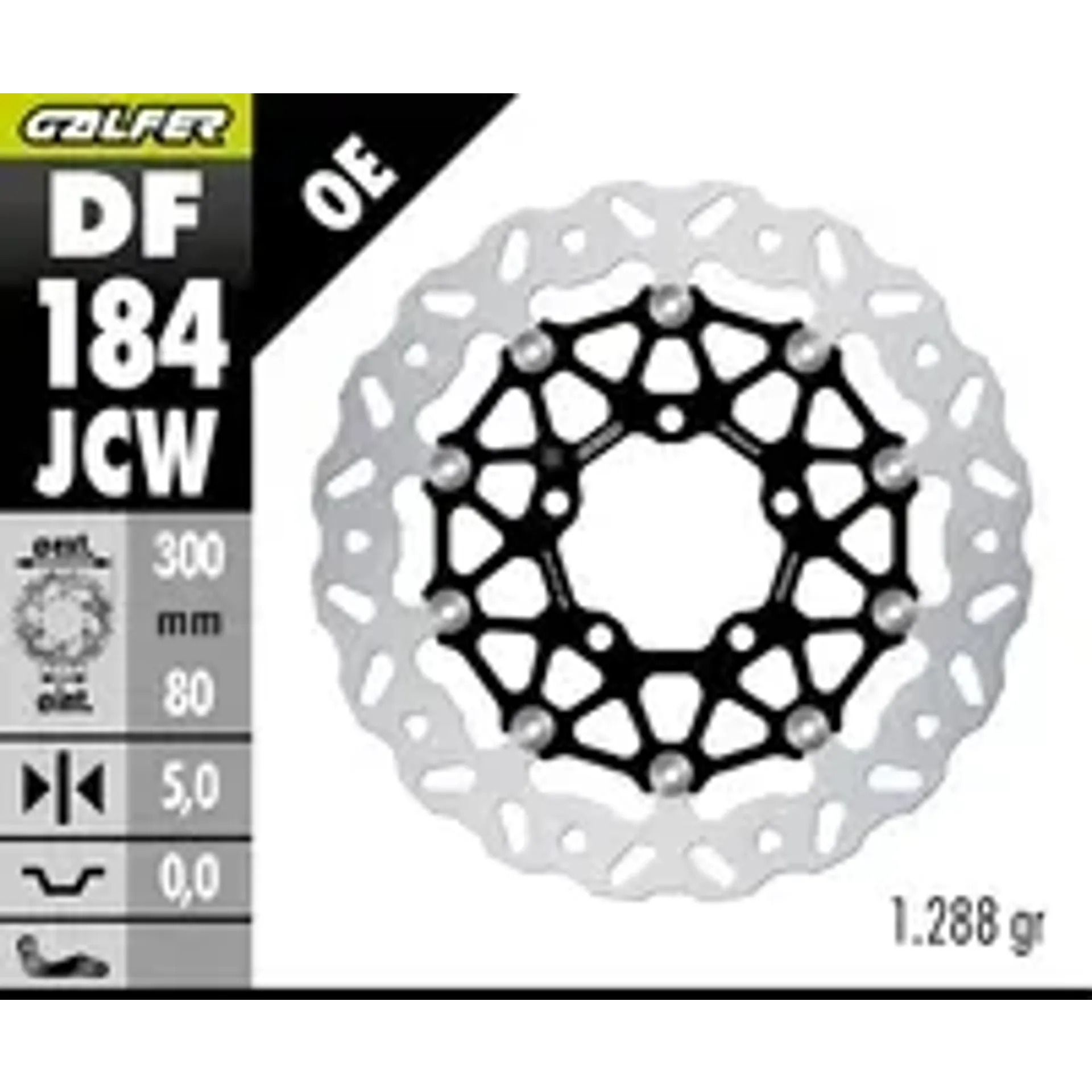 Brake disc wave floatech